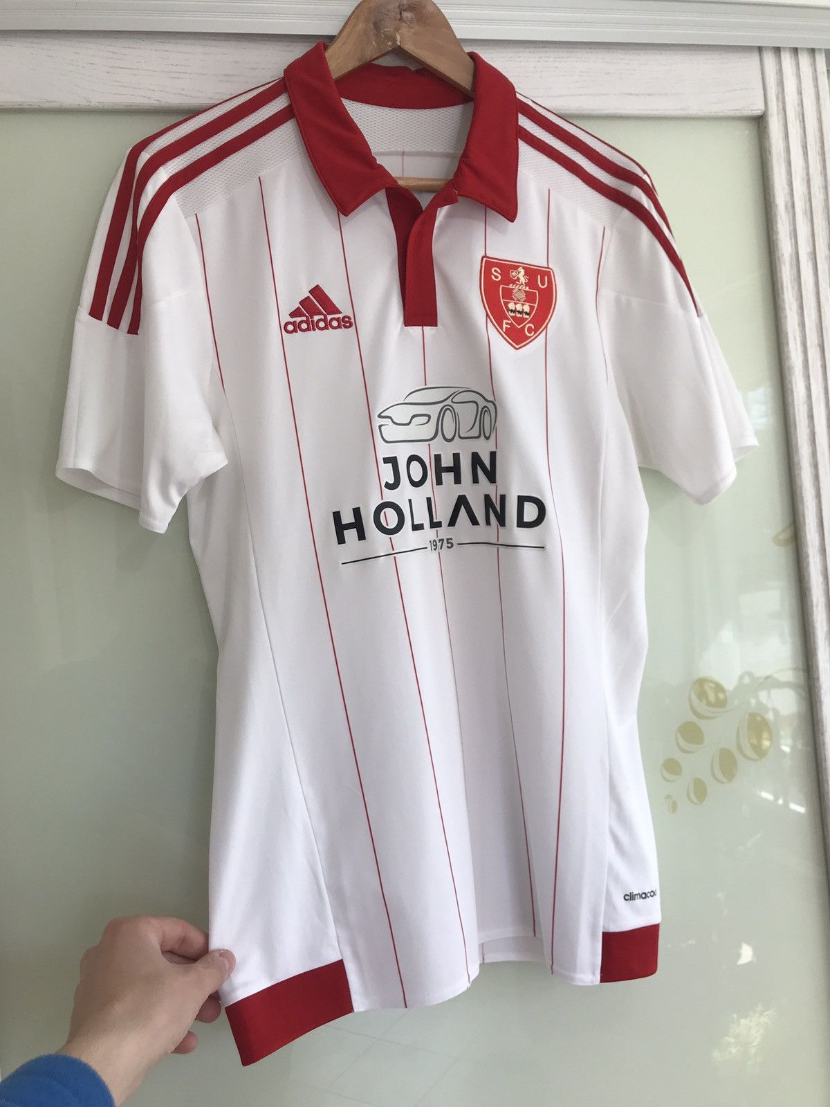 Adidas Sheffield United 2015-2016 Home Soccer Jersey Football Kit Size US S / EU 44-46 / 1 - 2 Thumbnail