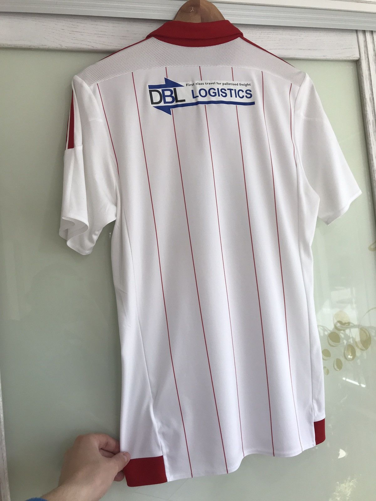 Adidas Sheffield United 2015-2016 Home Soccer Jersey Football Kit Size US S / EU 44-46 / 1 - 3 Thumbnail