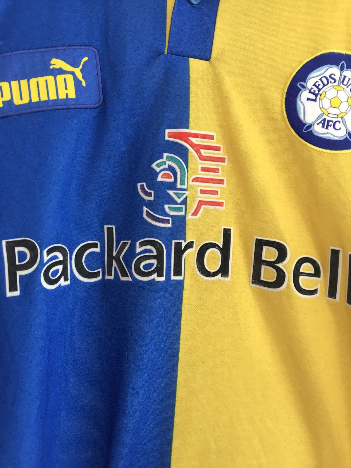 Puma Leeds United 1997-1998 Away Soccer Jersey Football Kit Size US XL / EU 56 / 4 - 6 Thumbnail