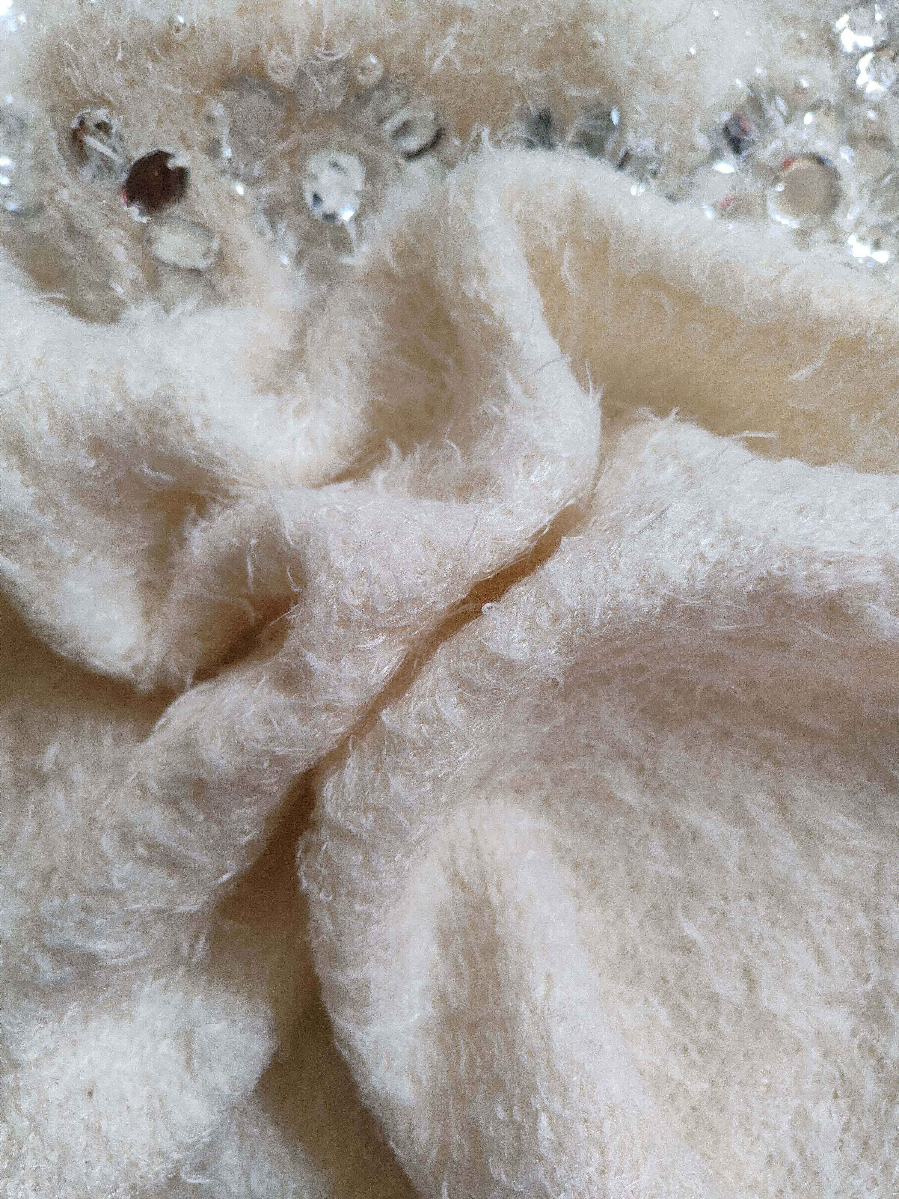 Japanese Brand GU Cream Shag Shaggy Fur Mohair Knitwear Sweatshirt #S797 Size M / US 6-8 / IT 42-44 - 10 Thumbnail