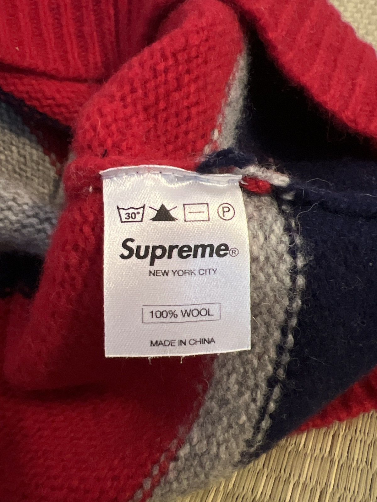 Supreme Striped Wool Sweater Size US XL / EU 56 / 4 - 6 Thumbnail