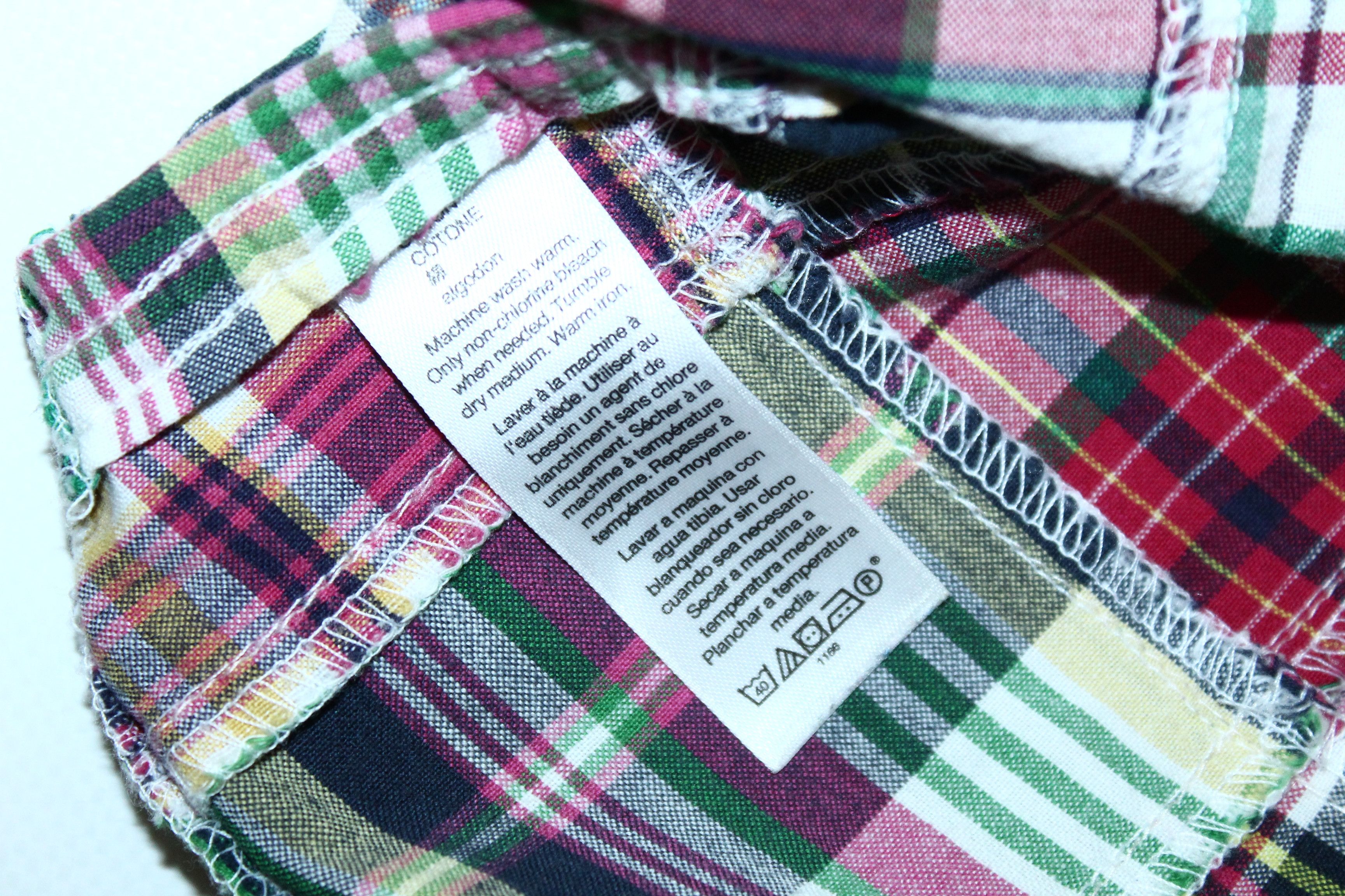 Gap Gap Madras Boro Patchwork Baggy Short Sleeve Shirt Size US L / EU 52-54 / 3 - 7 Thumbnail
