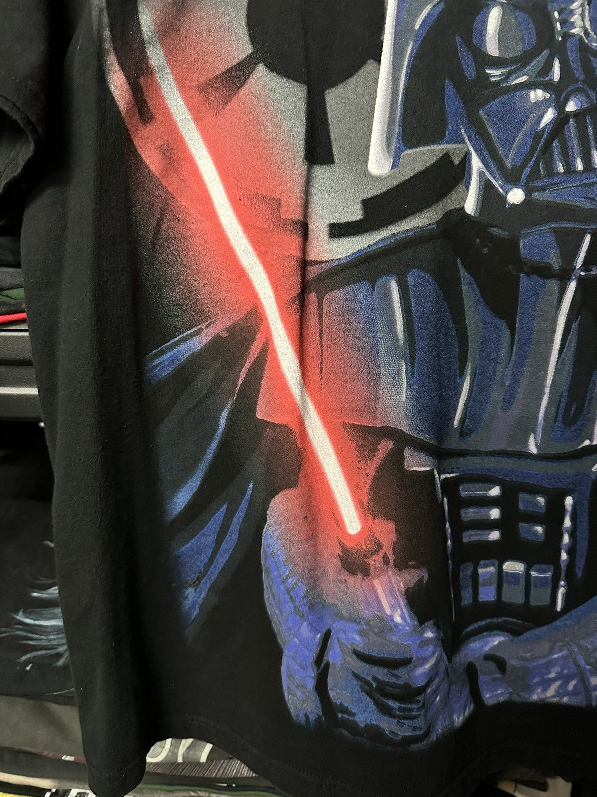 Vintage Vintage Star Wars Darth Vader Faded Tee Size US L / EU 52-54 / 3 - 4 Thumbnail