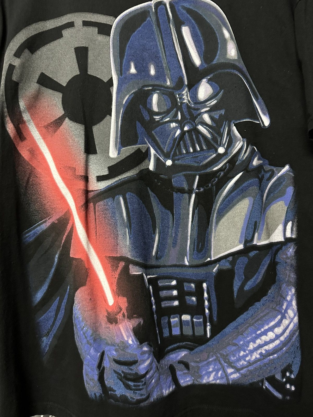 Vintage Vintage Star Wars Darth Vader Faded Tee Size US L / EU 52-54 / 3 - 2 Thumbnail