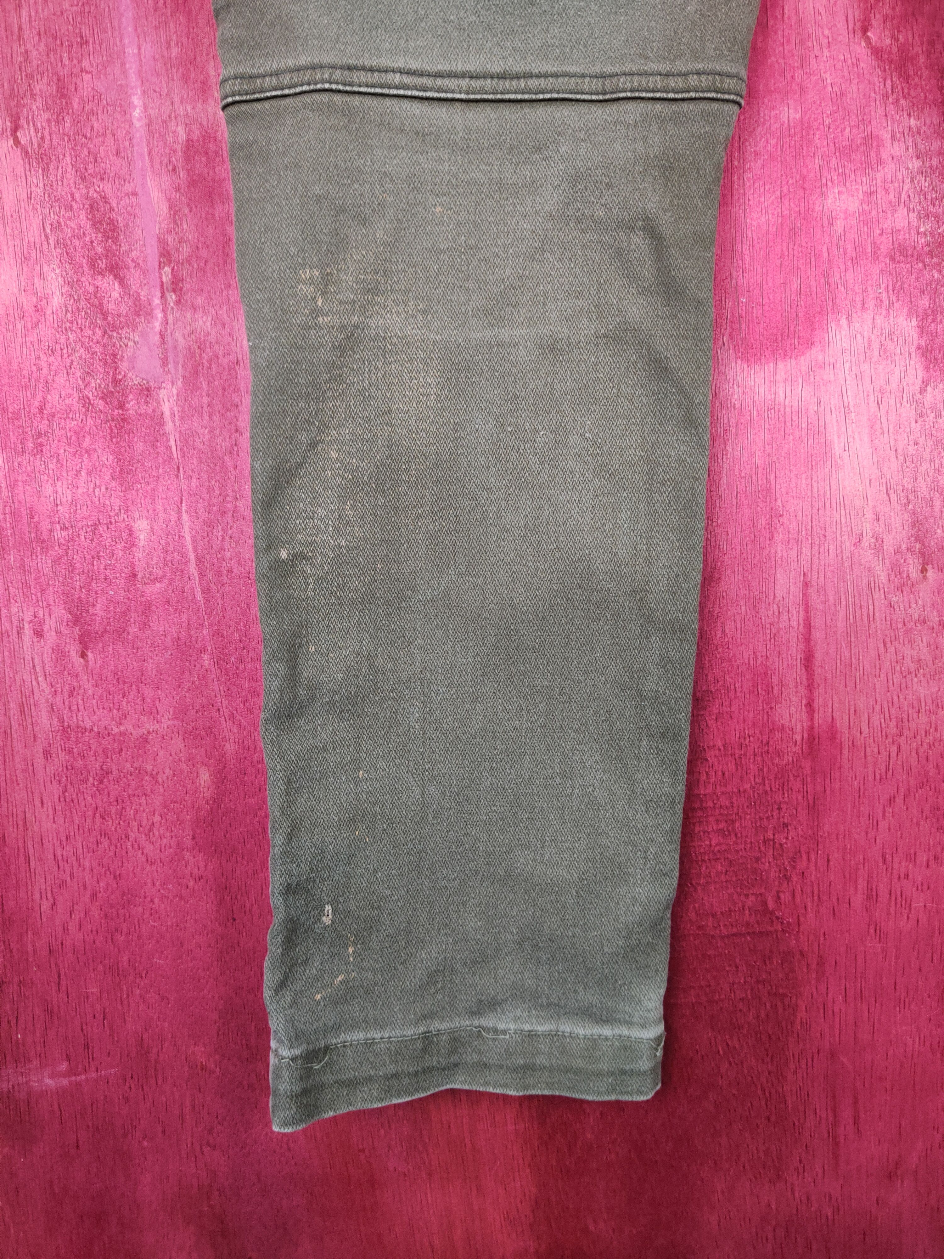 Japanese Brand Tora-Toraichi Olive Ripped Multipocket Cargo Pants #S815 Size US 30 / EU 46 - 15 Thumbnail