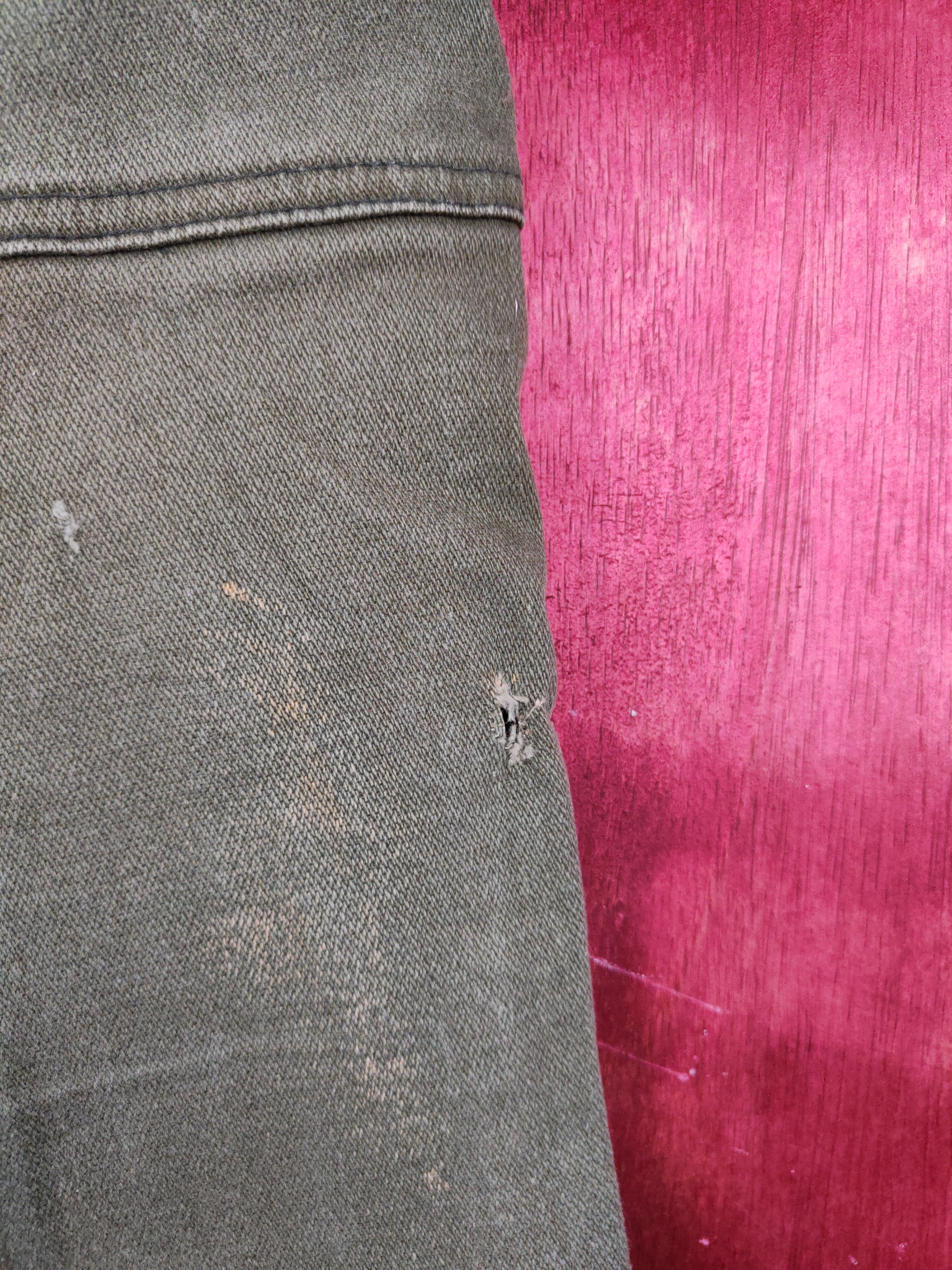 Japanese Brand Tora-Toraichi Olive Ripped Multipocket Cargo Pants #S815 Size US 30 / EU 46 - 18 Thumbnail