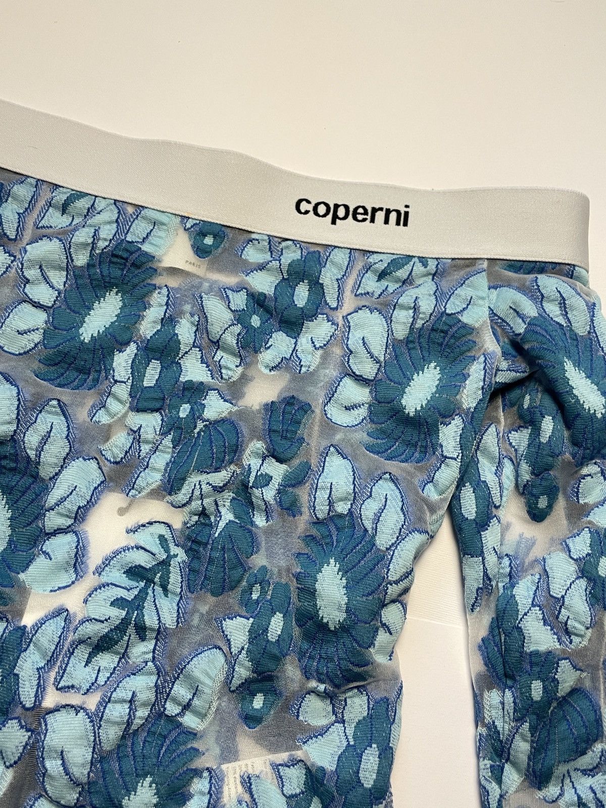 Coperni Coperni floral-print off-shoulder bodysuit Size S / US 4 / IT 40 - 8 Thumbnail