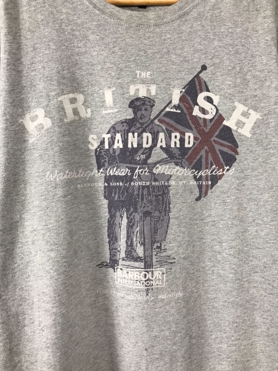Barbour Barbour International Casual Streetwear Gray Tee Size US XL / EU 56 / 4 - 3 Thumbnail