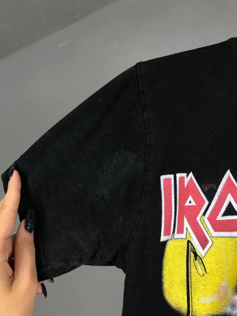 Band Tees × Iron Maiden × Vintage Iron Maiden vintage rock band overprinted tee Size US S / EU 44-46 / 1 - 8 Thumbnail