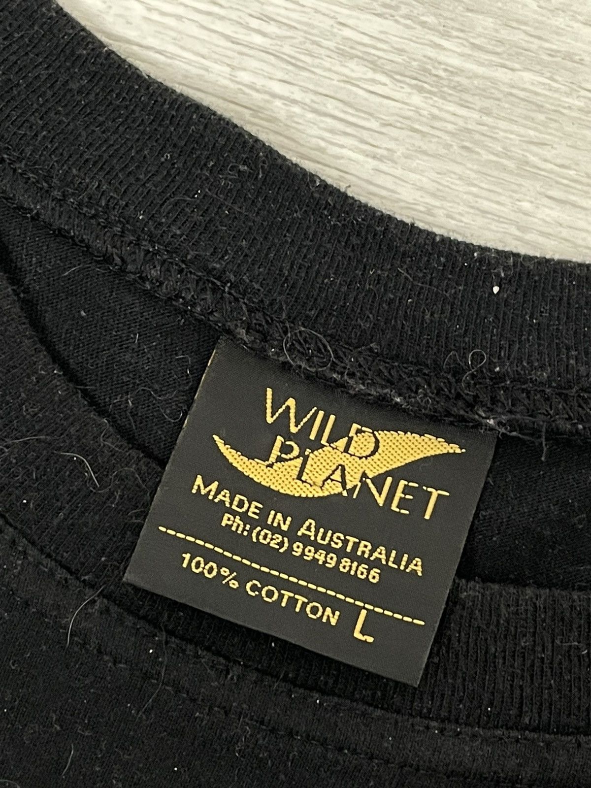 Band Tees skull snake tee Wild Planet Made in Australia 2008 age tee Size US L / EU 52-54 / 3 - 4 Thumbnail