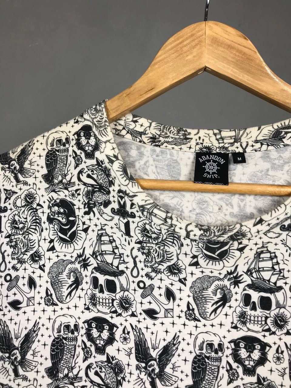 Other Abandon ship streetwear monogram overprinted tee Size US M / EU 48-50 / 2 - 4 Thumbnail