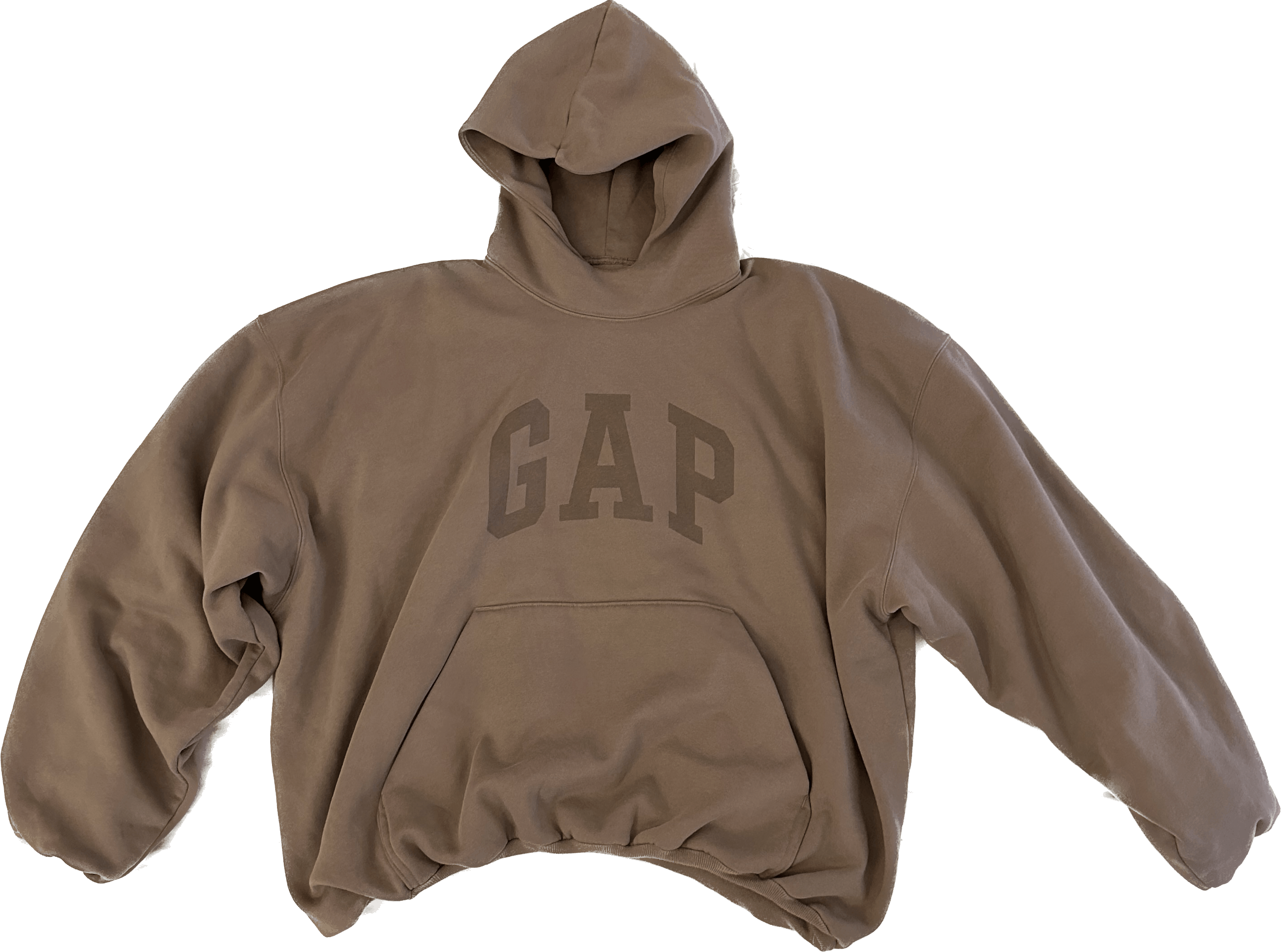 Gap × Kanye West Yeezy Gap Engineered by Balenciaga Dove Shrunken Hoodie |  Grailed