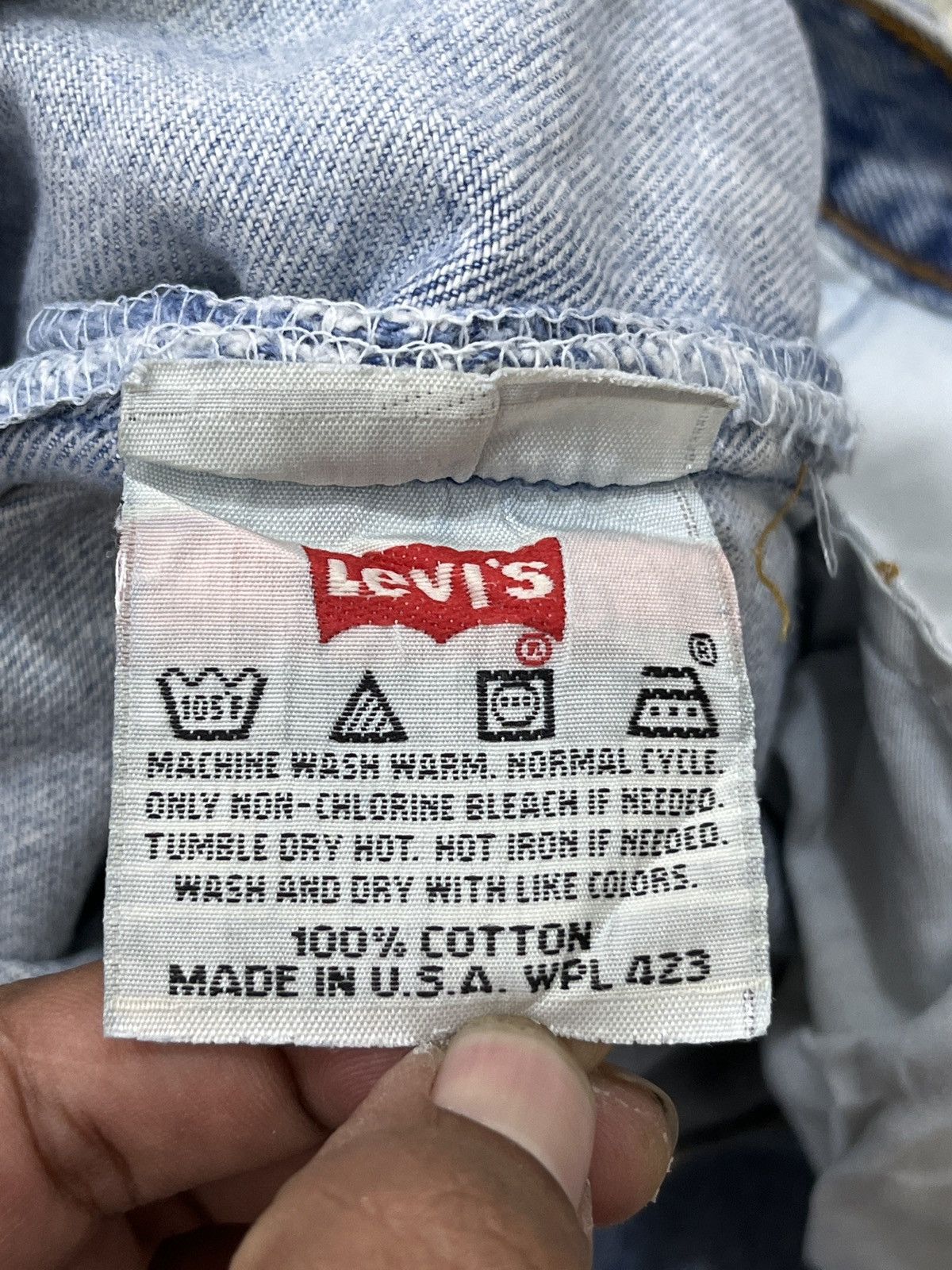 Levi's (Dddd). VINTAGE LEVIS 501 DISTRESSED DENIM Size US 32 / EU 48 - 11 Thumbnail