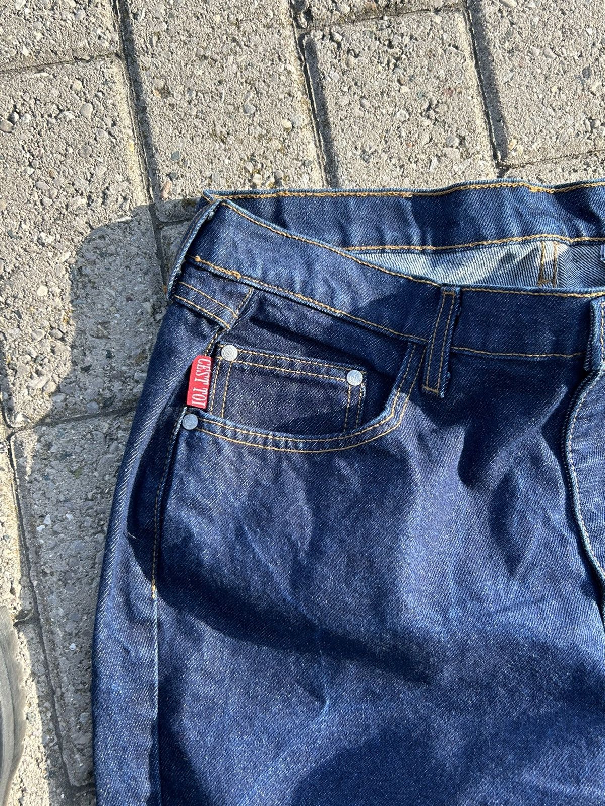 Vintage C’EST TOI Vintage Flared Denim Size US 36 / EU 52 - 3 Thumbnail