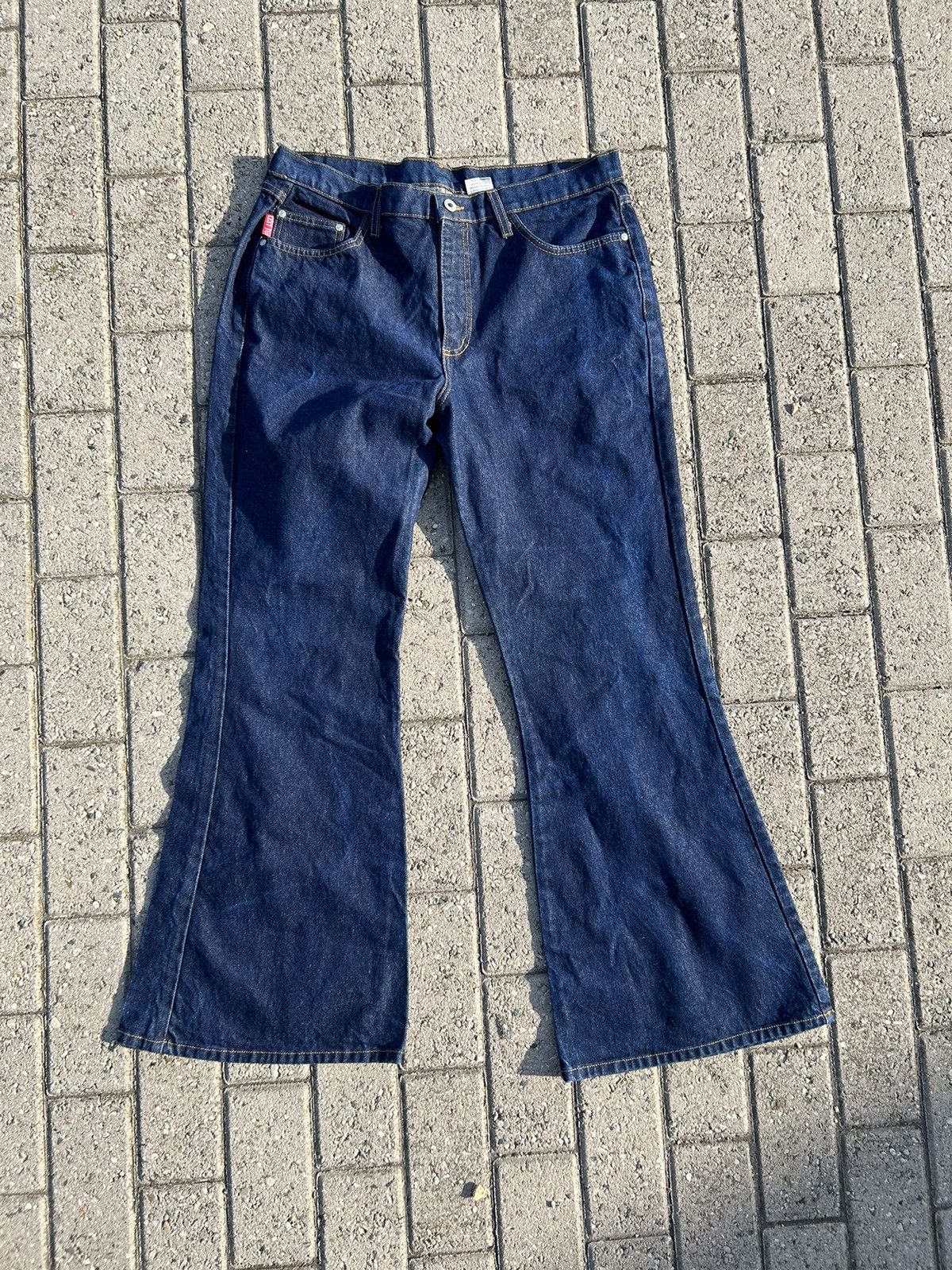 Vintage C’EST TOI Vintage Flared Denim Size US 36 / EU 52 - 1 Thumbnail