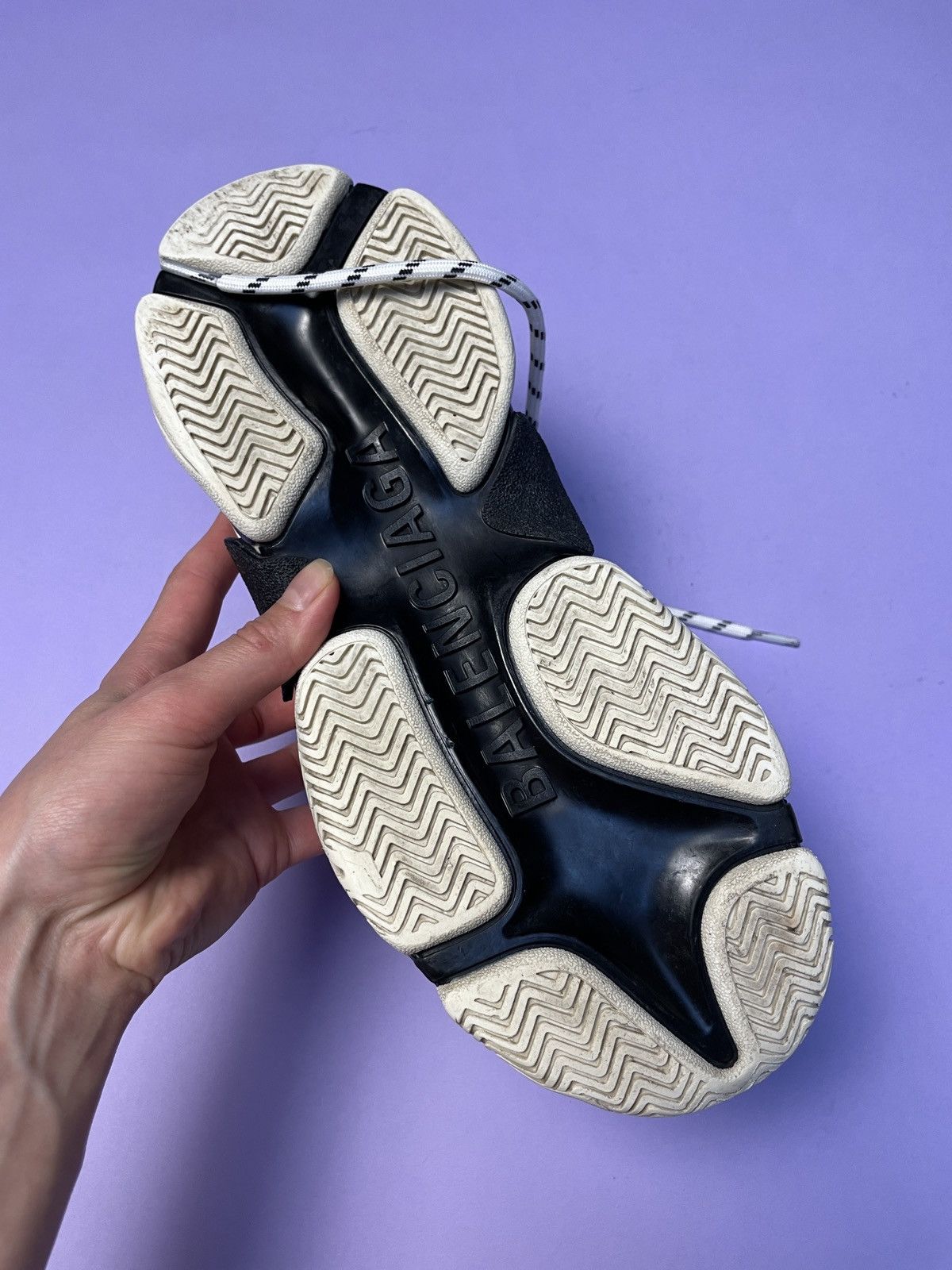 Balenciaga Balenciaga Triple S White Purple W Size US 7.5 / EU 40-41 - 12 Thumbnail