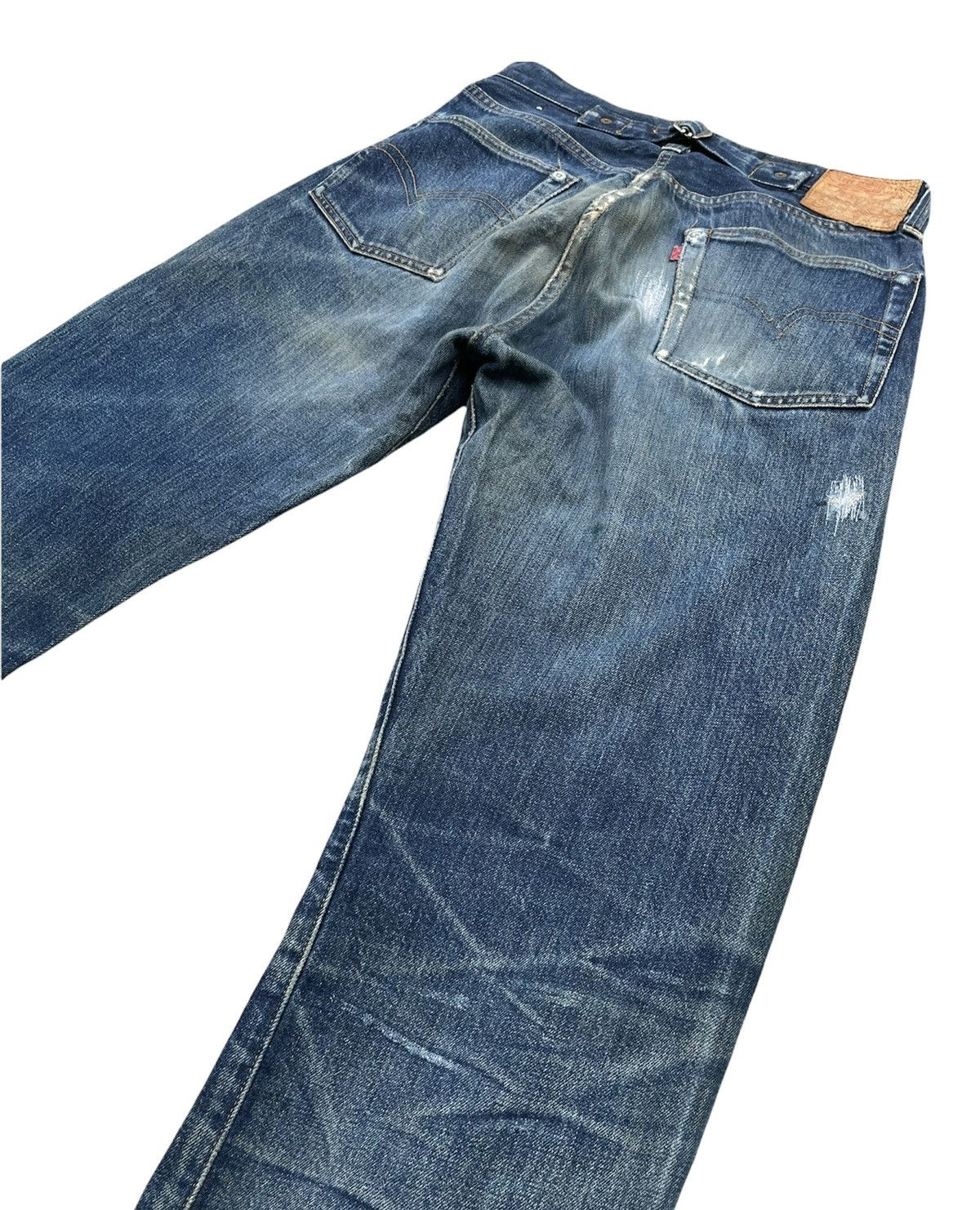 Levi's Vintage Levi’s 1998 201XX E 1937 Selvedge Distressed Denim Size US 30 / EU 46 - 12 Thumbnail
