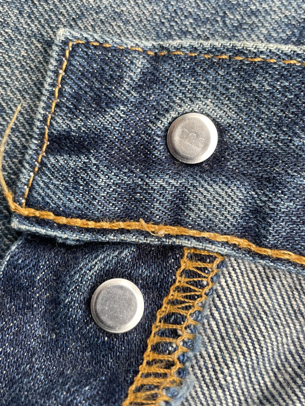 Levi's Vintage Levi’s 1998 201XX E 1937 Selvedge Distressed Denim Size US 30 / EU 46 - 20 Thumbnail