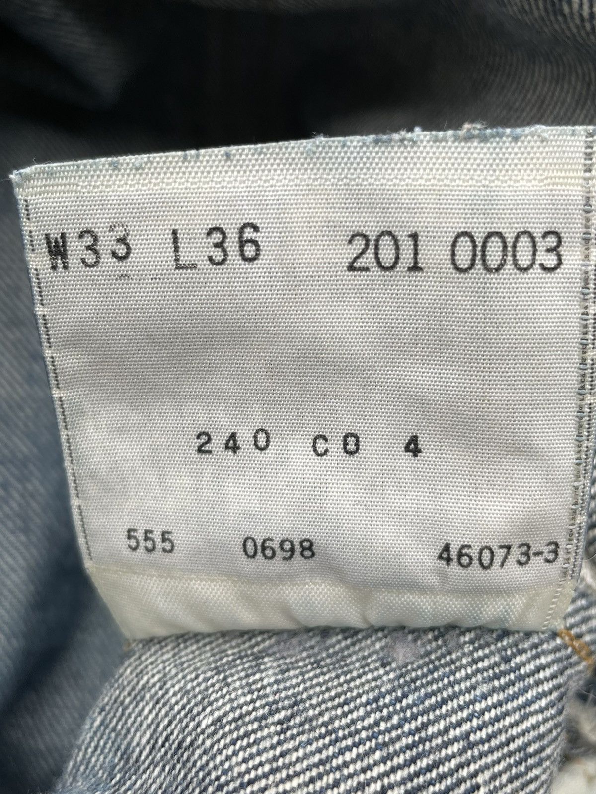 Levi's Vintage Levi’s 1998 201XX E 1937 Selvedge Distressed Denim Size US 30 / EU 46 - 17 Thumbnail