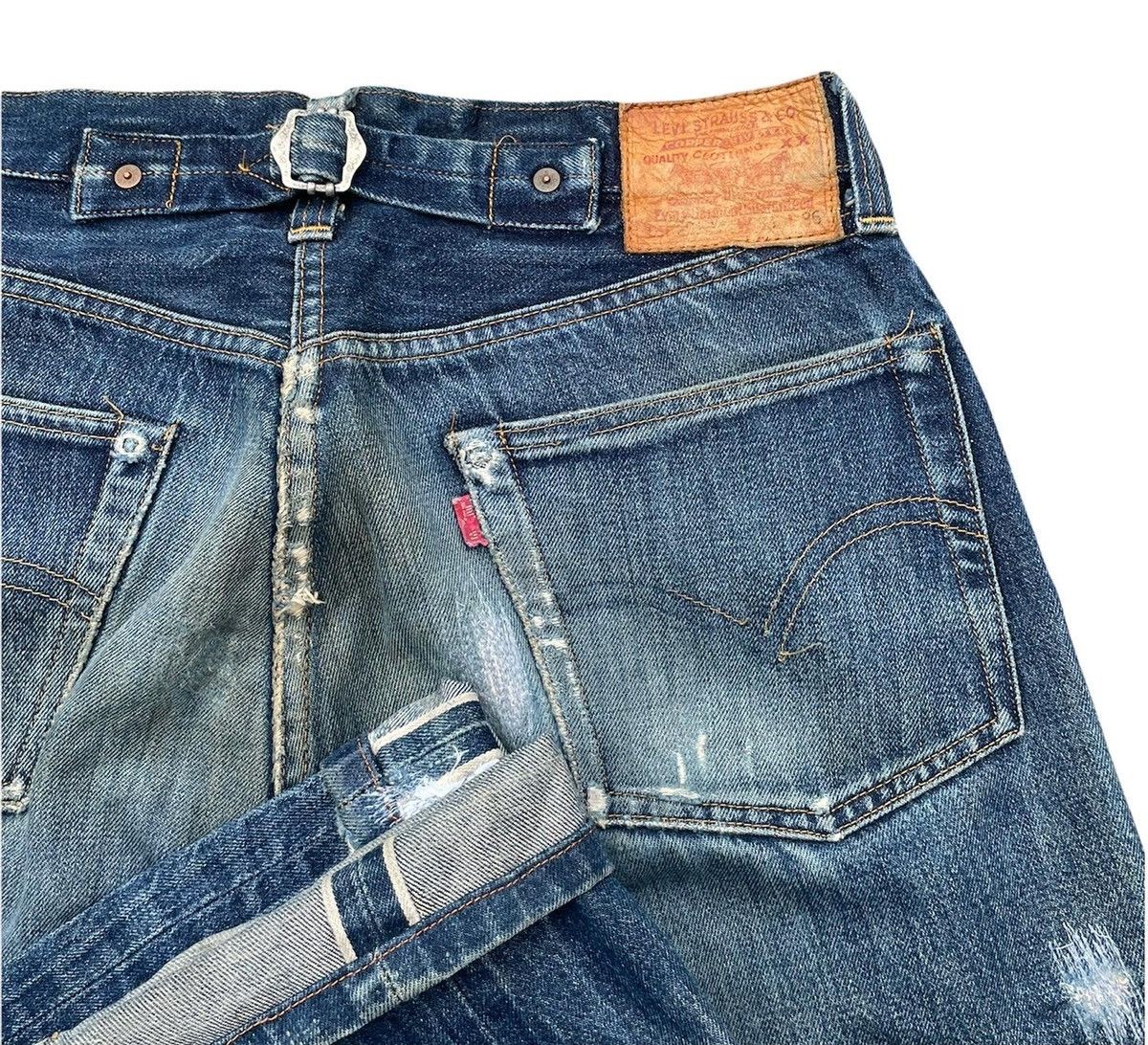 Levi's Vintage Levi’s 1998 201XX E 1937 Selvedge Distressed Denim Size US 30 / EU 46 - 5 Thumbnail