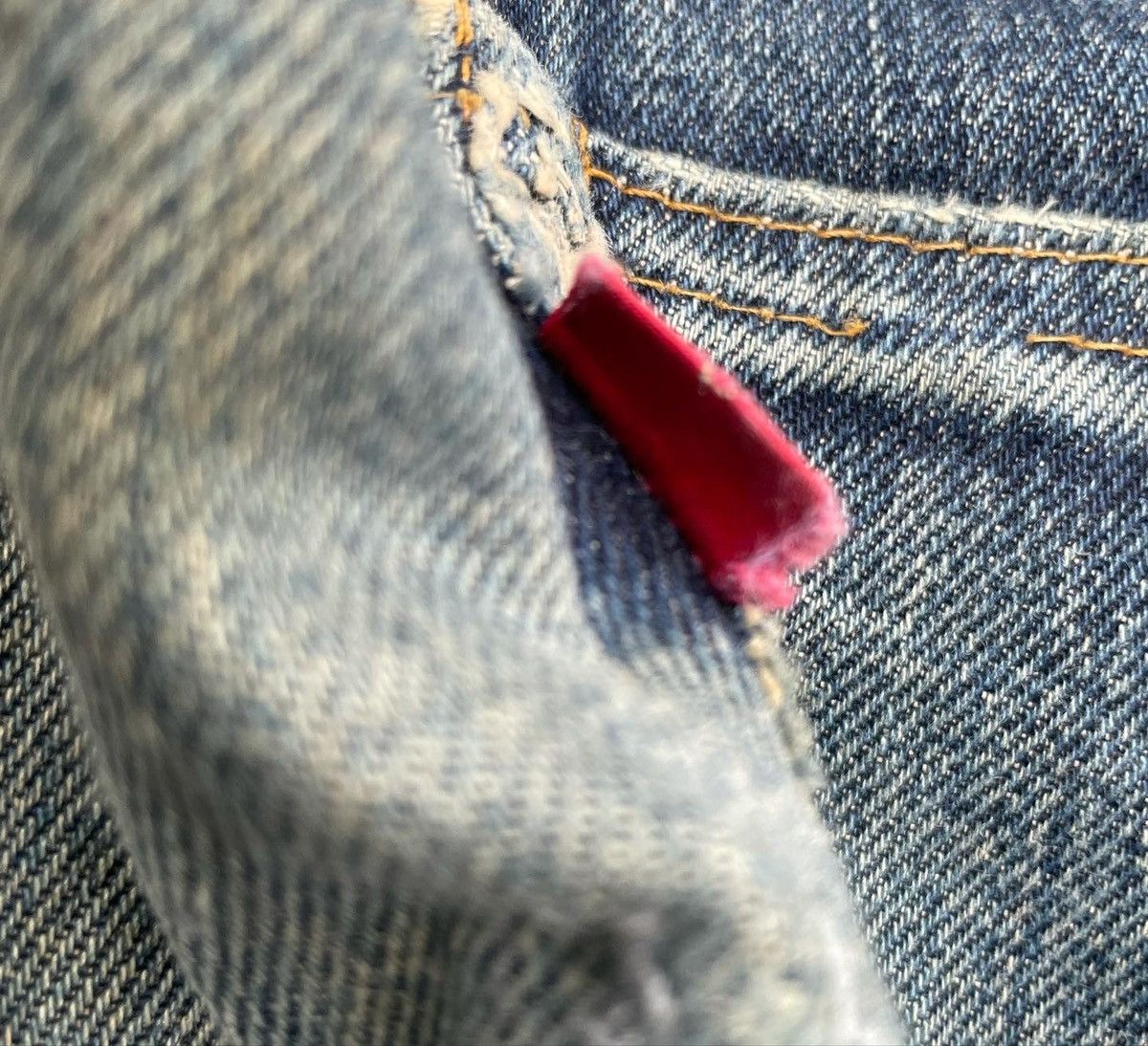 Levi's Vintage Levi’s 1998 201XX E 1937 Selvedge Distressed Denim Size US 30 / EU 46 - 7 Thumbnail