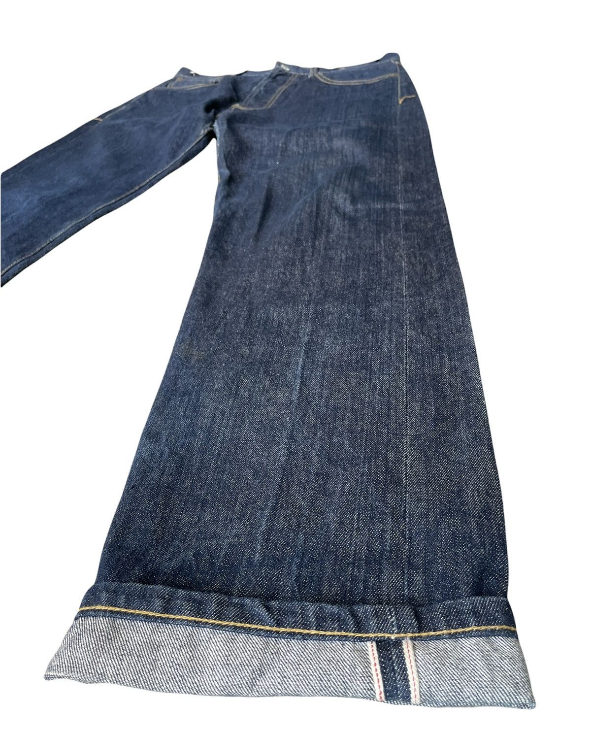 Japanese Brand Father & Son Selvedge Redline Denim Size US 32 / EU 48 - 2 Thumbnail