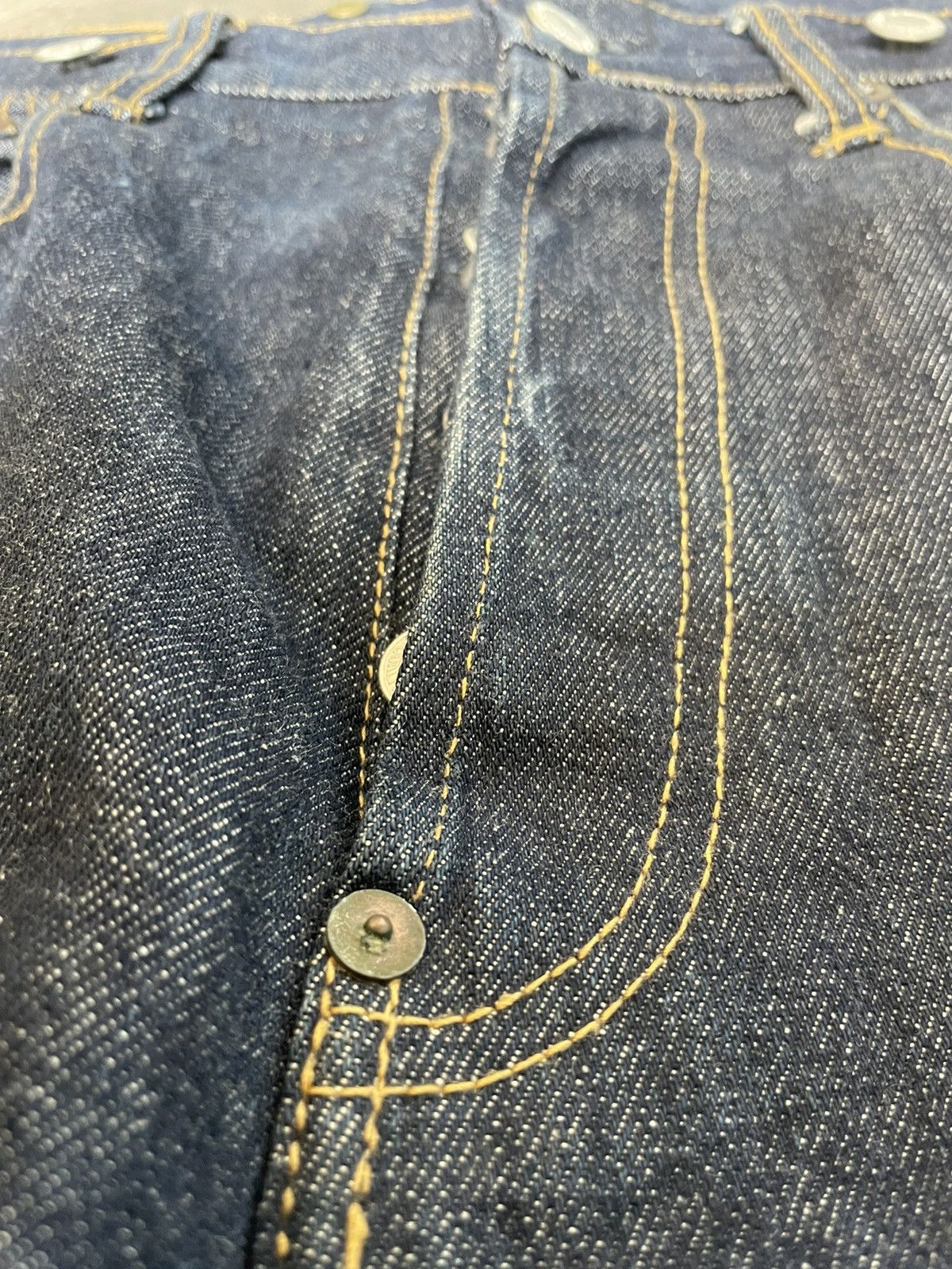 Japanese Brand Father & Son Selvedge Redline Denim Size US 32 / EU 48 - 12 Thumbnail
