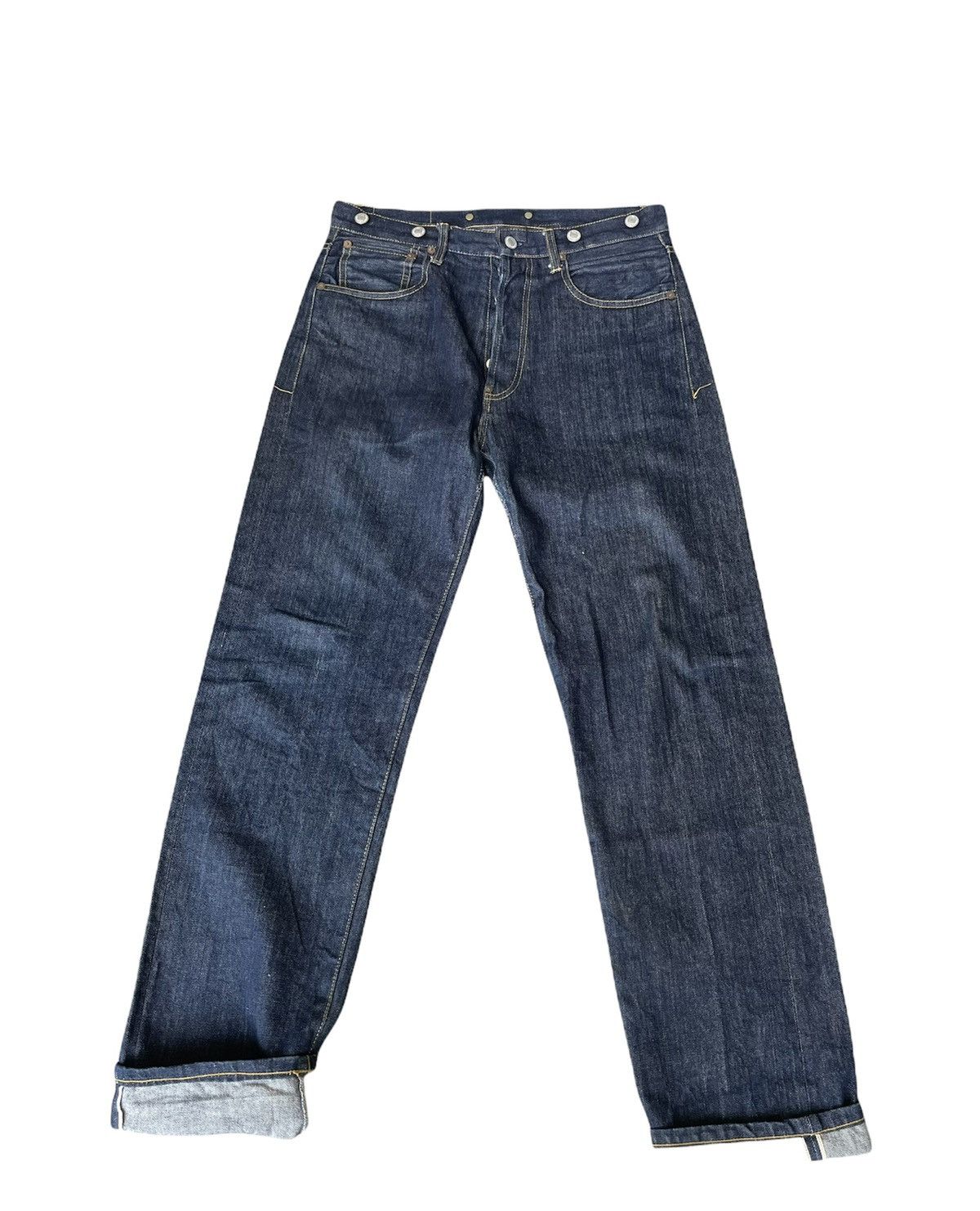Japanese Brand Father & Son Selvedge Redline Denim Size US 32 / EU 48 - 1 Thumbnail