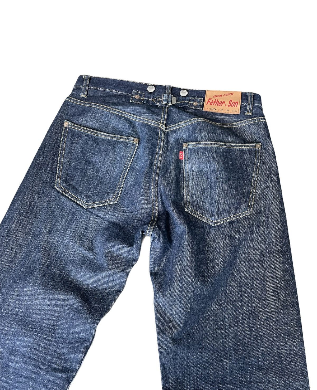 Japanese Brand Father & Son Selvedge Redline Denim Size US 32 / EU 48 - 8 Thumbnail