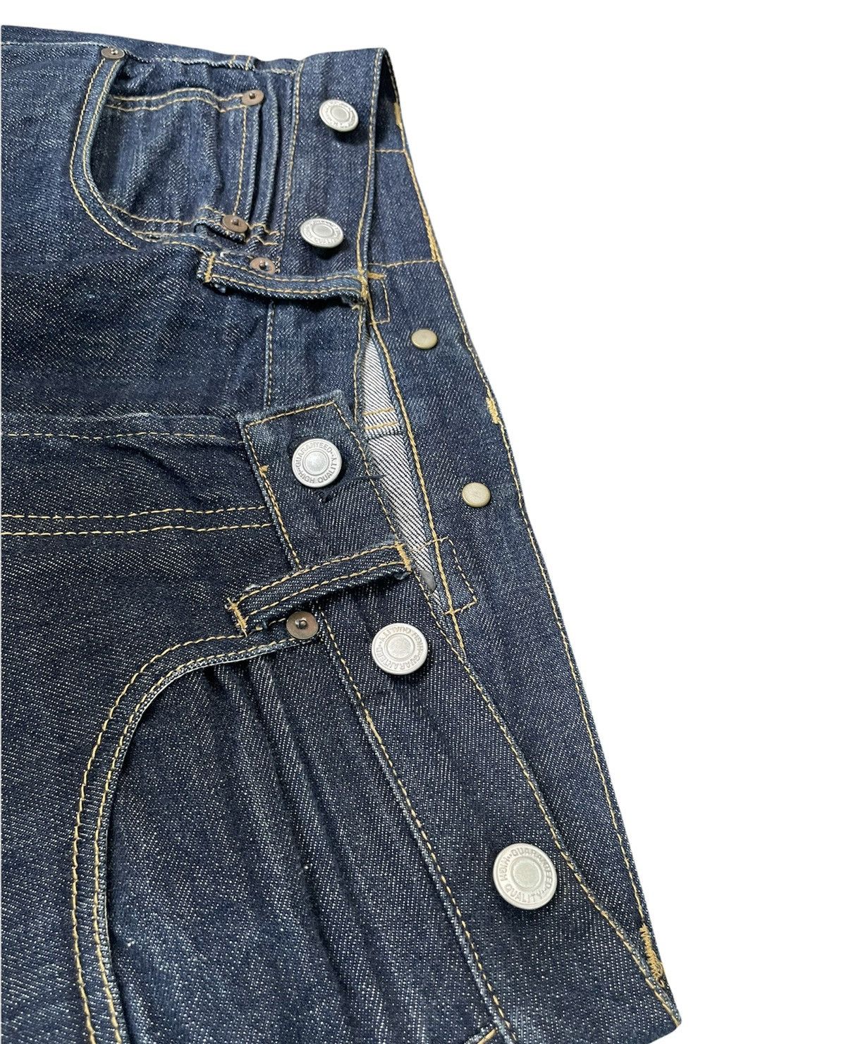 Japanese Brand Father & Son Selvedge Redline Denim Size US 32 / EU 48 - 6 Thumbnail