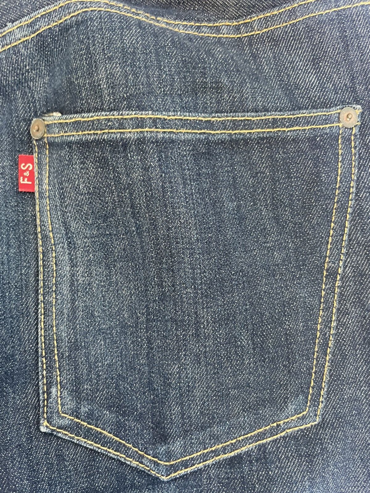 Japanese Brand Father & Son Selvedge Redline Denim Size US 32 / EU 48 - 18 Thumbnail