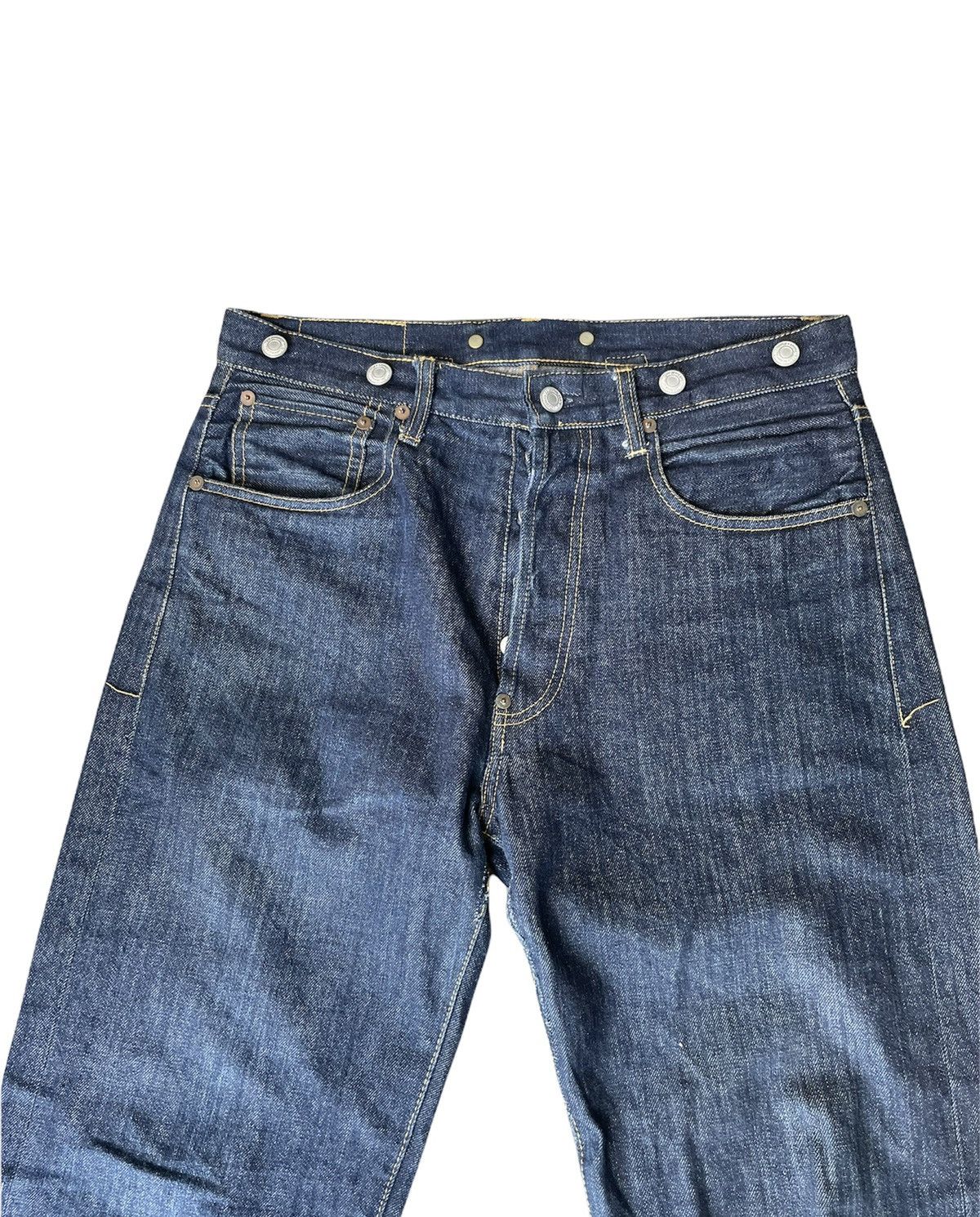 Japanese Brand Father & Son Selvedge Redline Denim Size US 32 / EU 48 - 3 Thumbnail