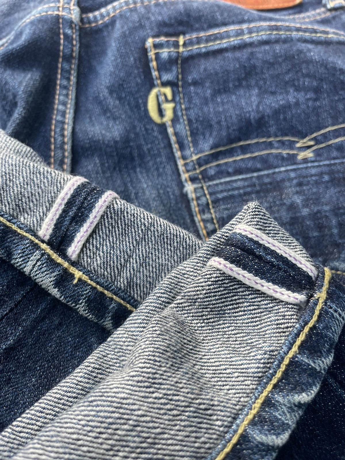 EIGHT-G Vintage Eight G Selvedge Denim Size US 31 - 11 Thumbnail