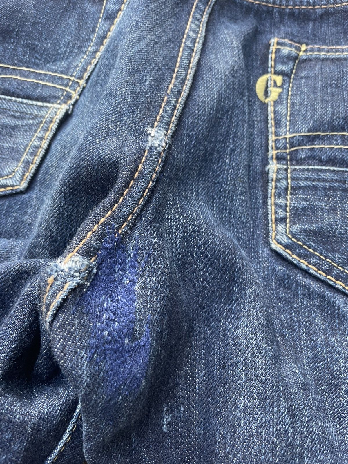 EIGHT-G Vintage Eight G Selvedge Denim Size US 31 - 14 Thumbnail
