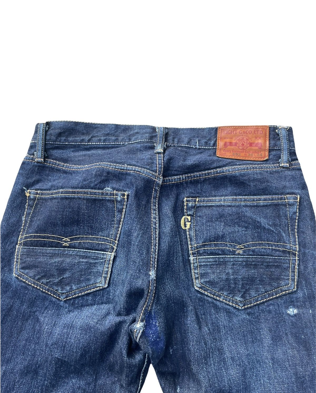 EIGHT-G Vintage Eight G Selvedge Denim Size US 31 - 8 Thumbnail