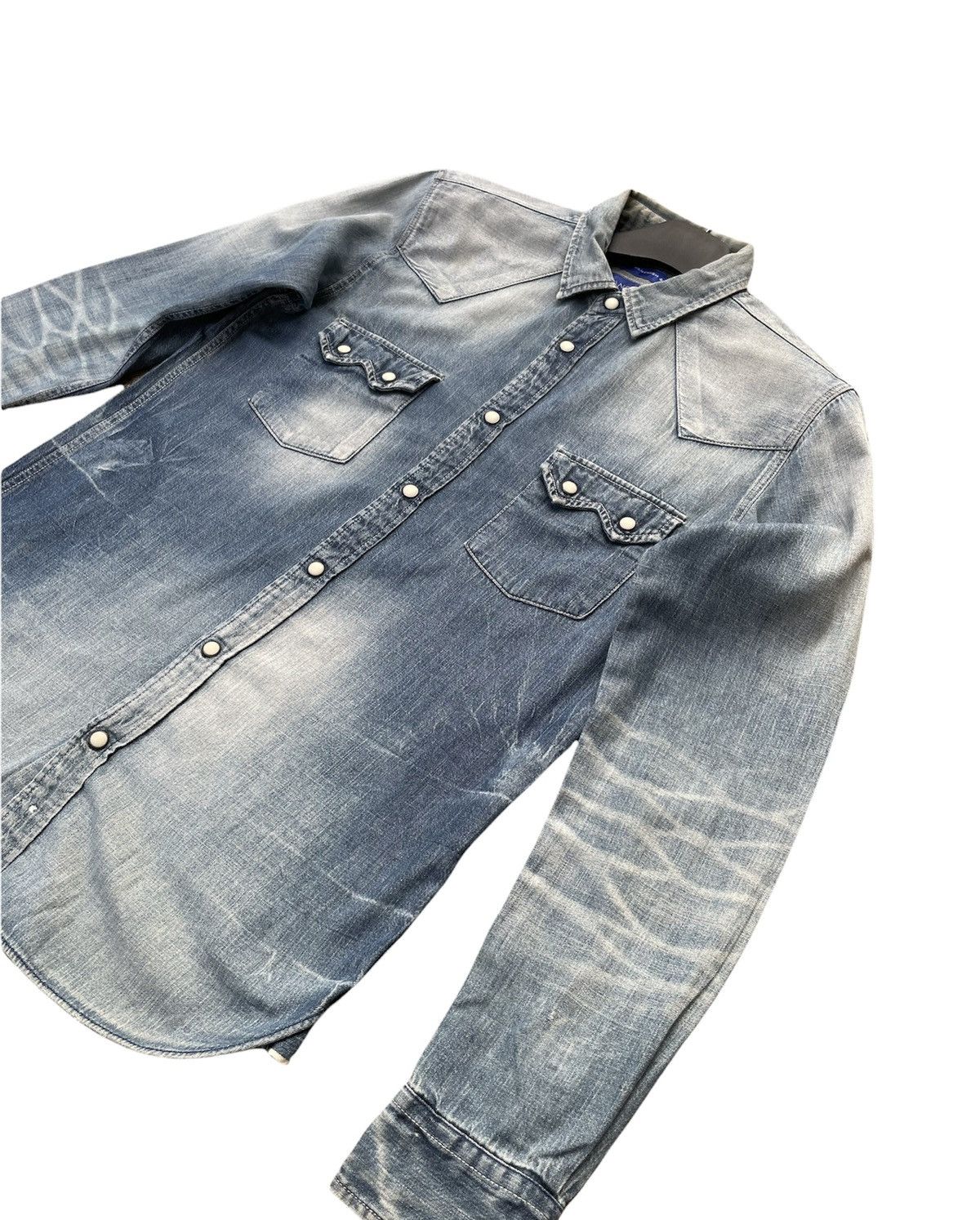 Designer Vanquish X Ryo Ishikawa Selvedge Western Shirt Size US M / EU 48-50 / 2 - 2 Thumbnail