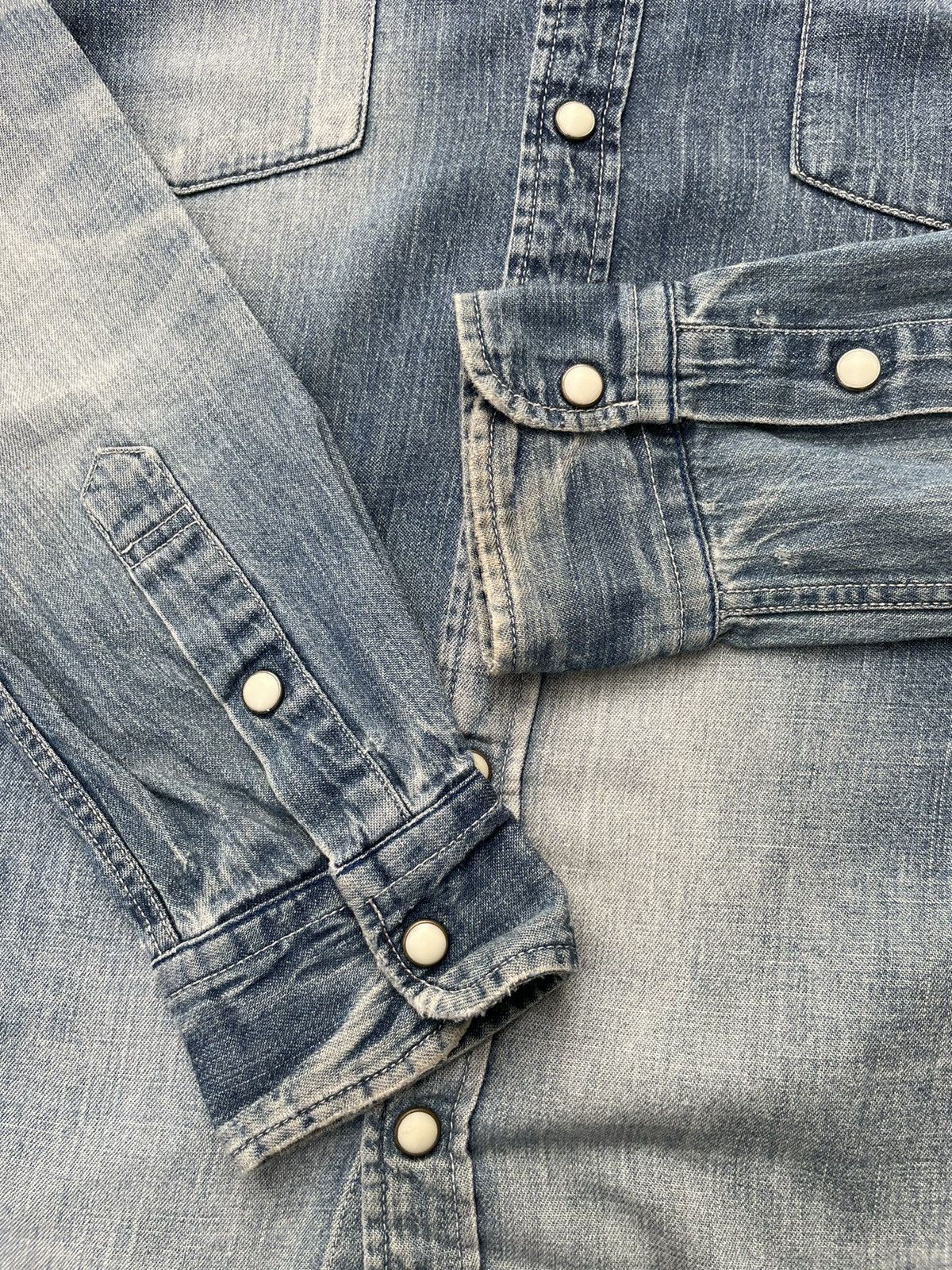 Designer Vanquish X Ryo Ishikawa Selvedge Western Shirt Size US M / EU 48-50 / 2 - 12 Thumbnail