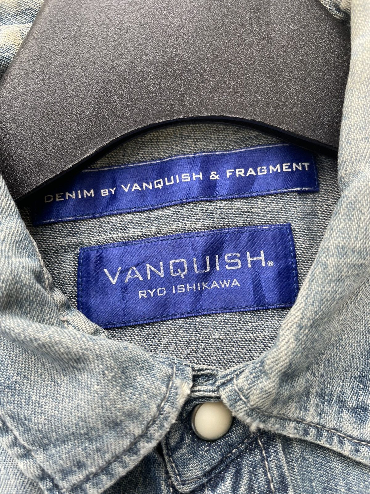 Designer Vanquish X Ryo Ishikawa Selvedge Western Shirt Size US M / EU 48-50 / 2 - 9 Thumbnail