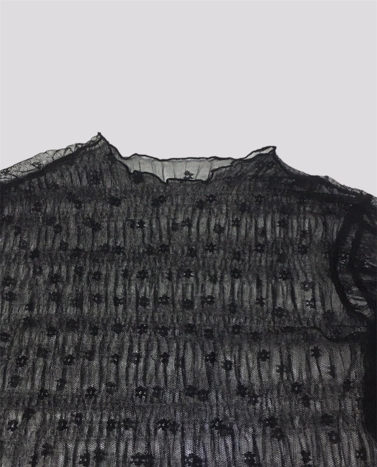 20471120 1990s Uknown - Longsleve Fishnet Top Size US M / EU 48-50 / 2 - 2 Thumbnail