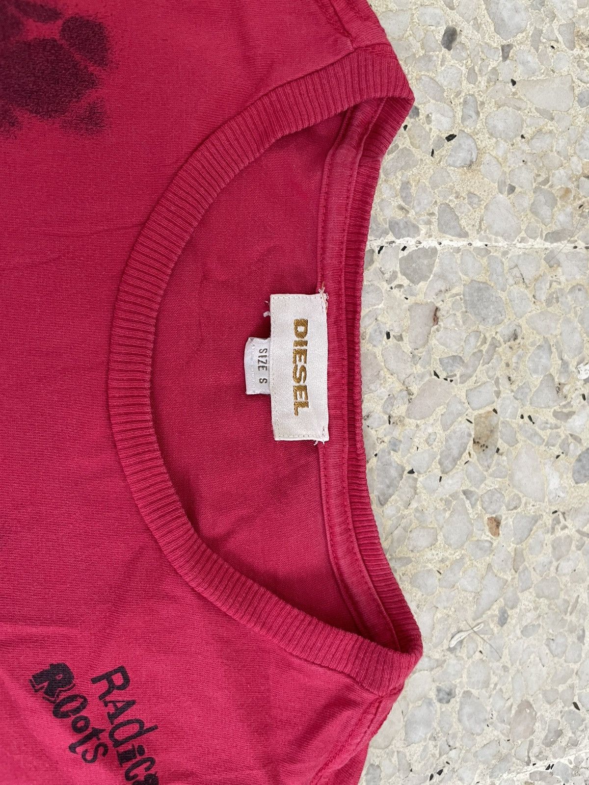 Diesel Diesel red tee Size US XS / EU 42 / 0 - 3 Thumbnail