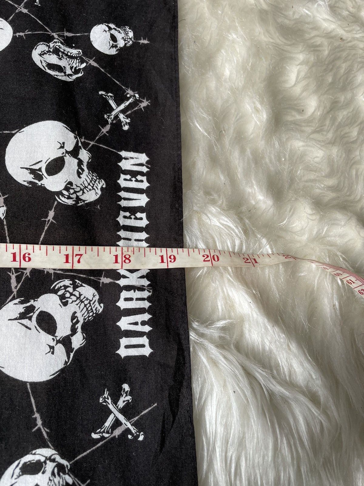 Japanese Brand Black hell skull Handkercheif / Bandana Size ONE SIZE - 6 Thumbnail