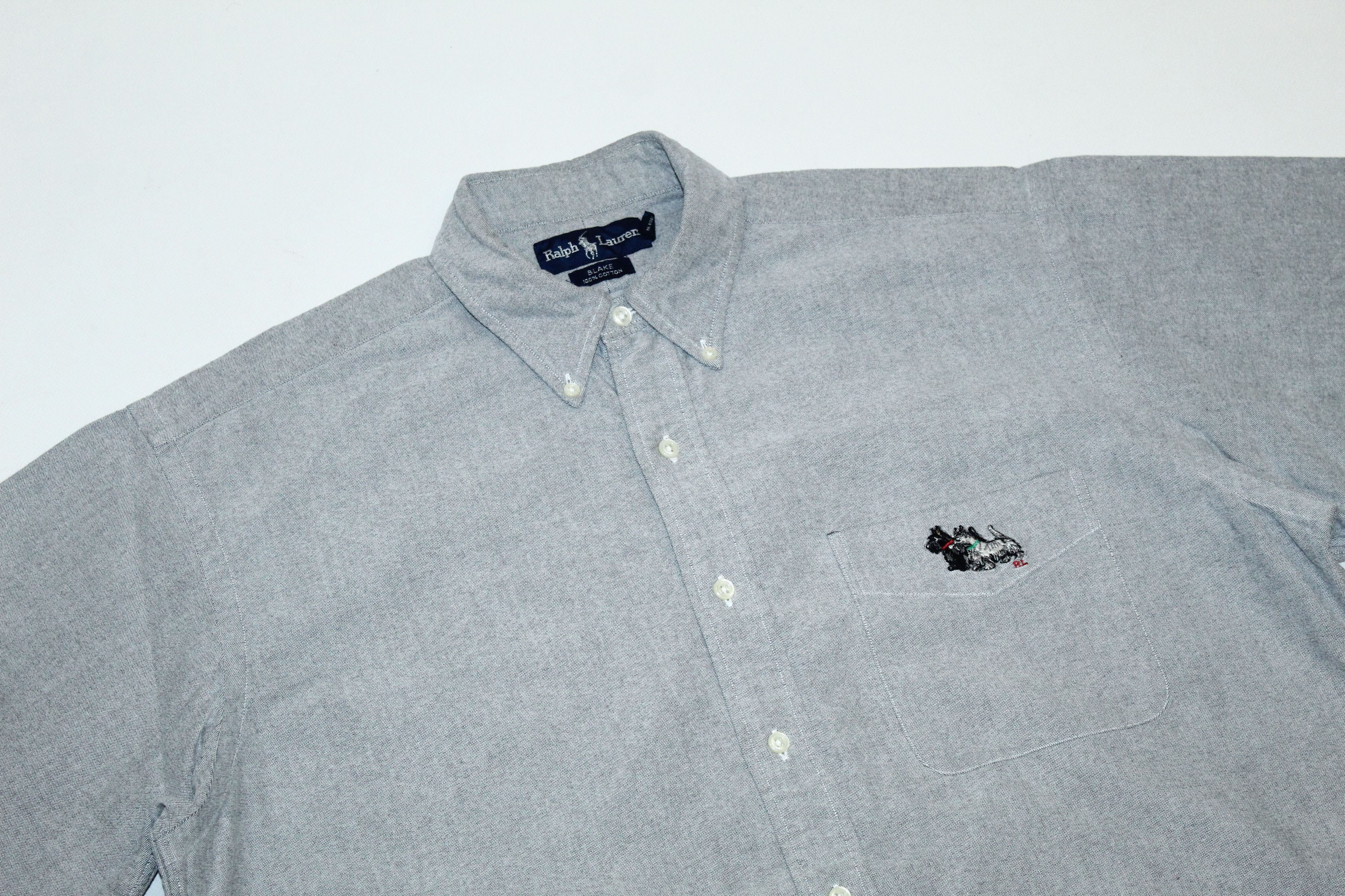 Polo Ralph Lauren 🔥 VTG 🔥 Ralph Lauren Blake Button Down Shirt Terriers Logo Size US XL / EU 56 / 4 - 5 Thumbnail