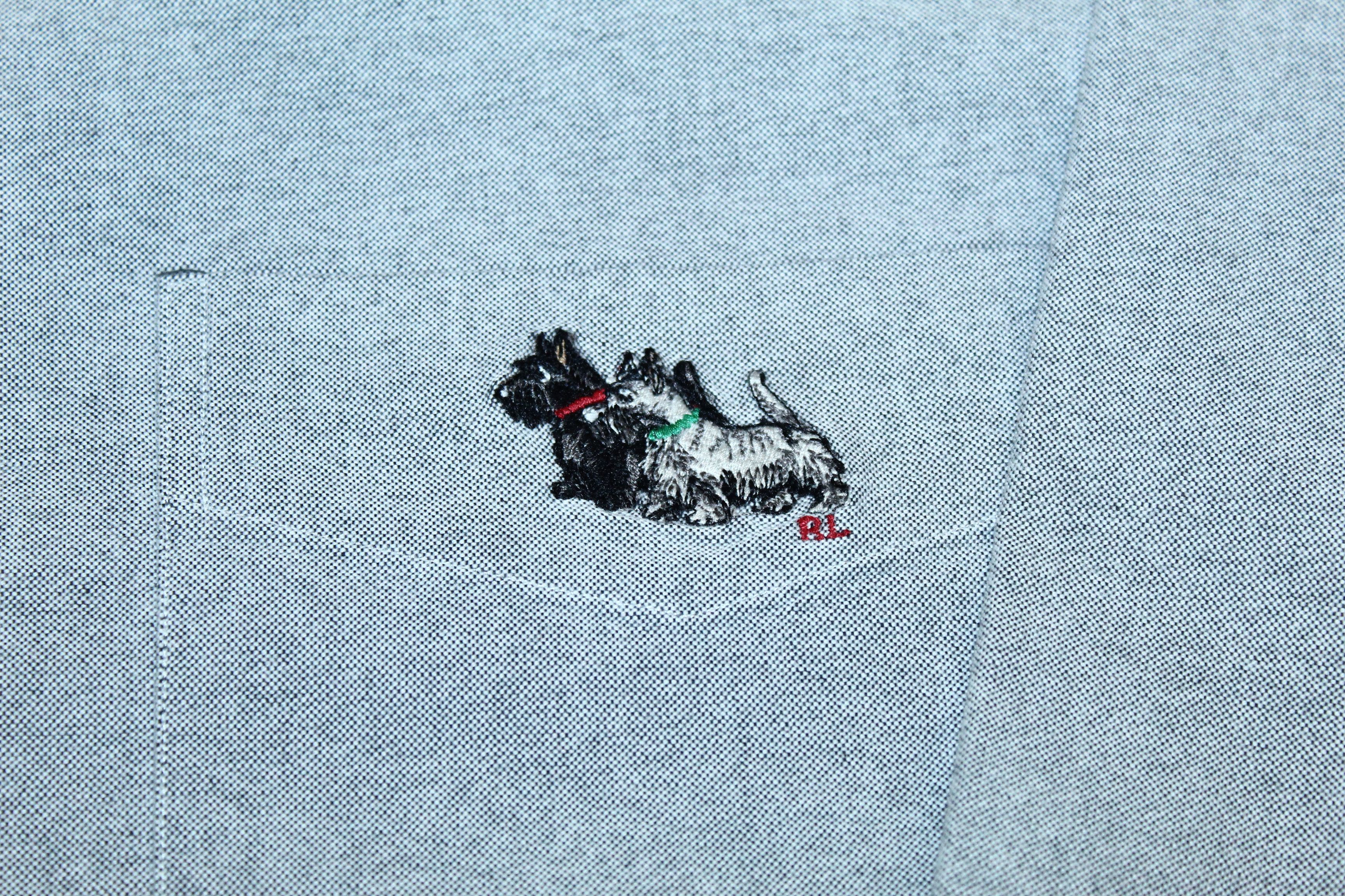 Polo Ralph Lauren 🔥 VTG 🔥 Ralph Lauren Blake Button Down Shirt Terriers Logo Size US XL / EU 56 / 4 - 6 Thumbnail