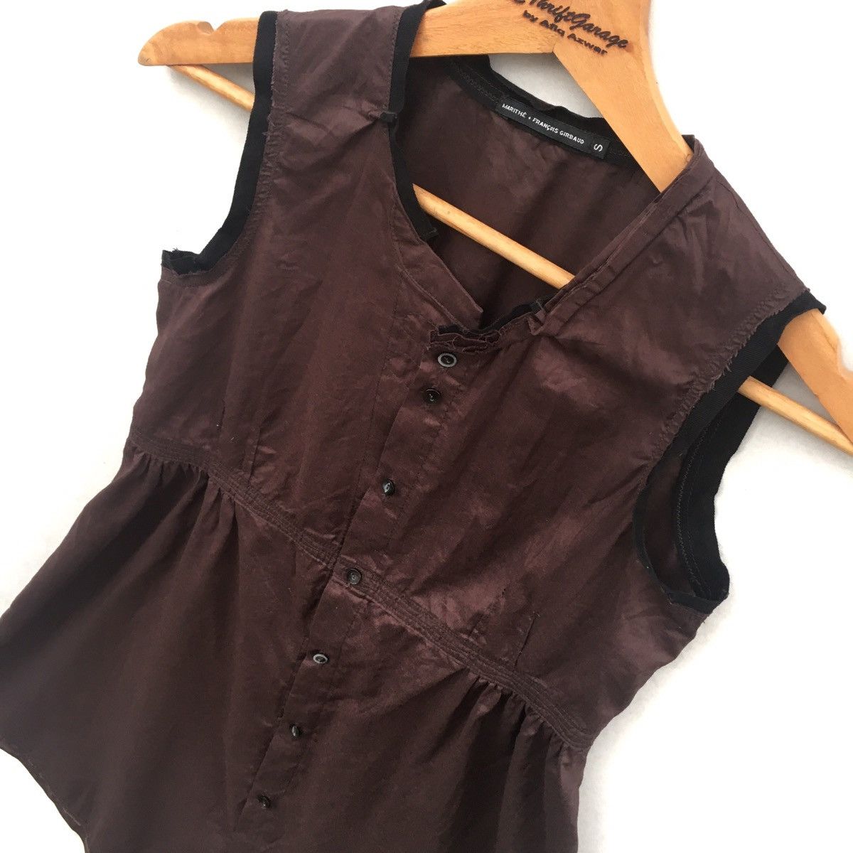 Marithe + Francois Girbaud × Vintage Vintage Marithe Francois Girbaud Sleeveless Top Size US S / EU 44-46 / 1 - 4 Thumbnail