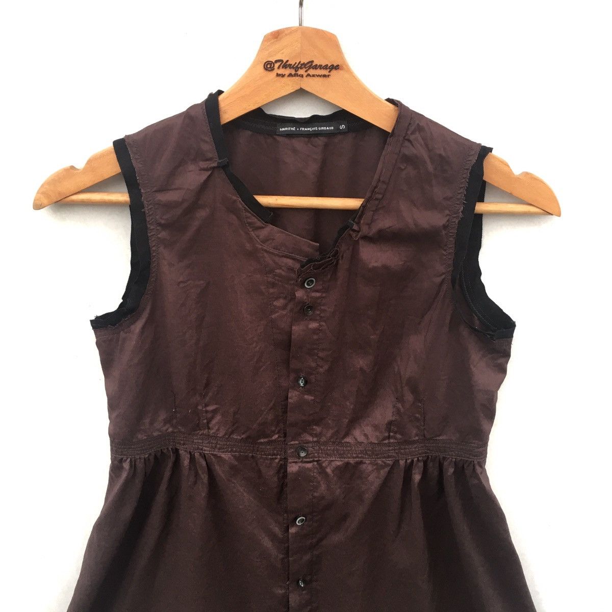 Marithe + Francois Girbaud × Vintage Vintage Marithe Francois Girbaud Sleeveless Top Size US S / EU 44-46 / 1 - 2 Thumbnail