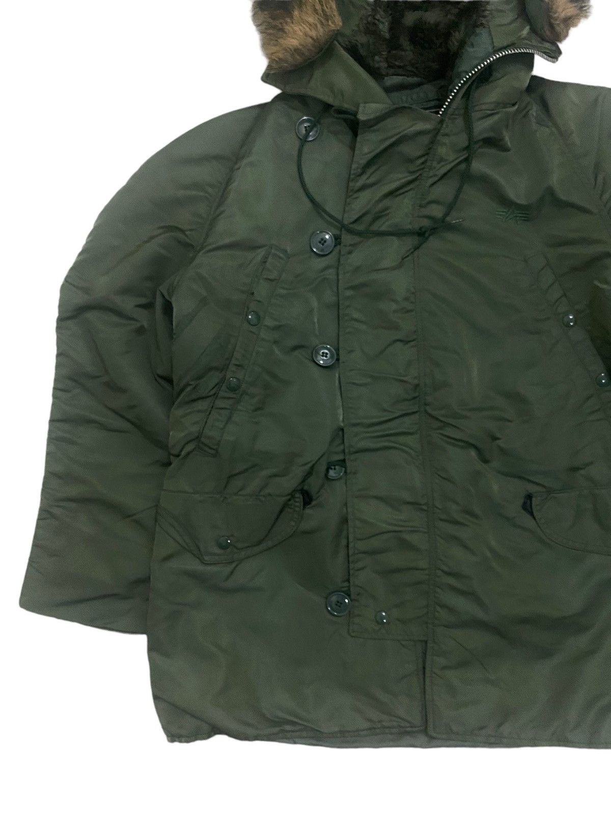 Alpha Industries × Vintage Alpha industries N3B Winter Parka Jacket Size US M / EU 48-50 / 2 - 2 Thumbnail