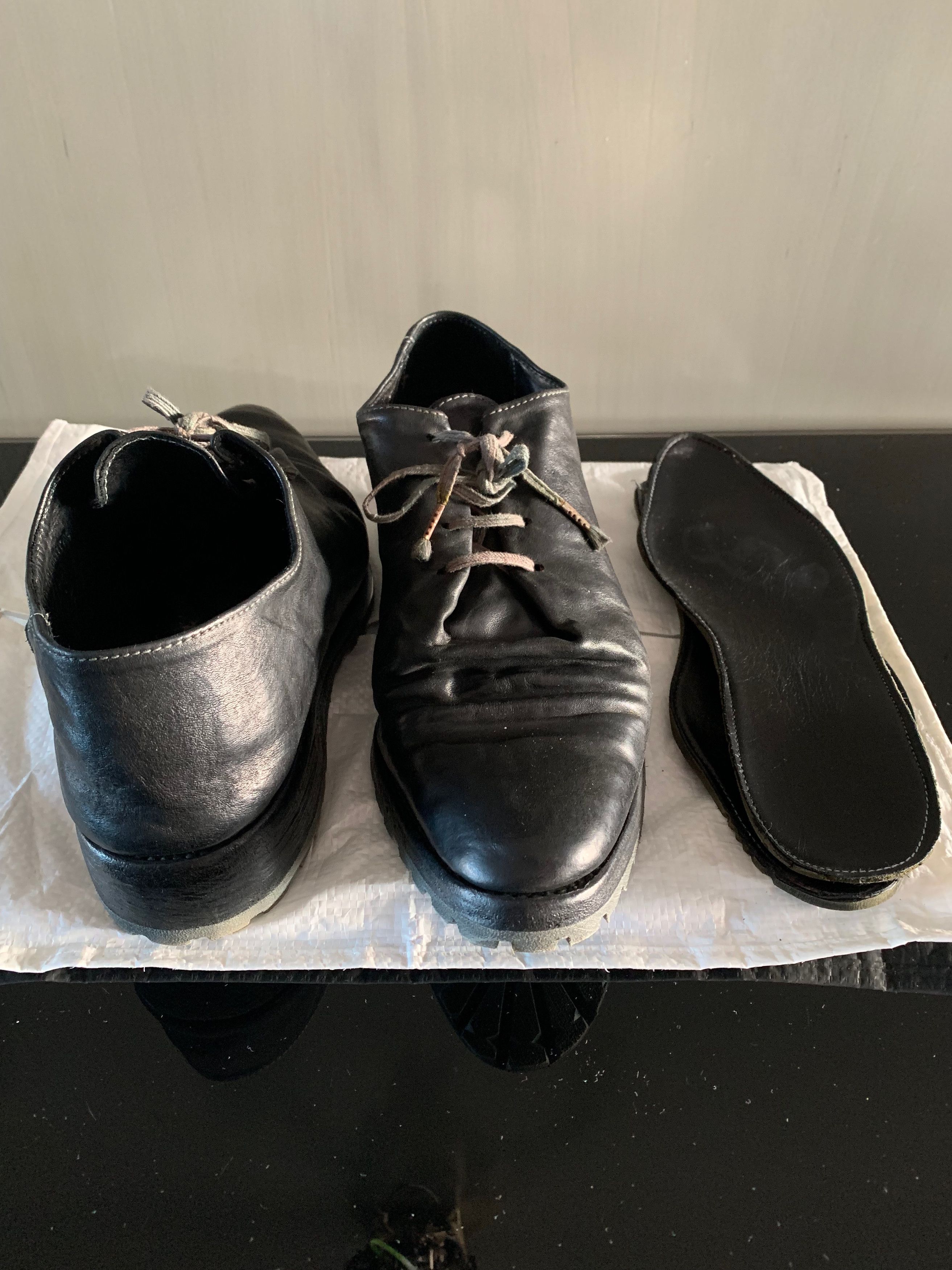Carol Christian Poell Tank soled Derbies kangaroo col10/9 as New** Size US 10.5 / EU 43-44 - 6 Thumbnail
