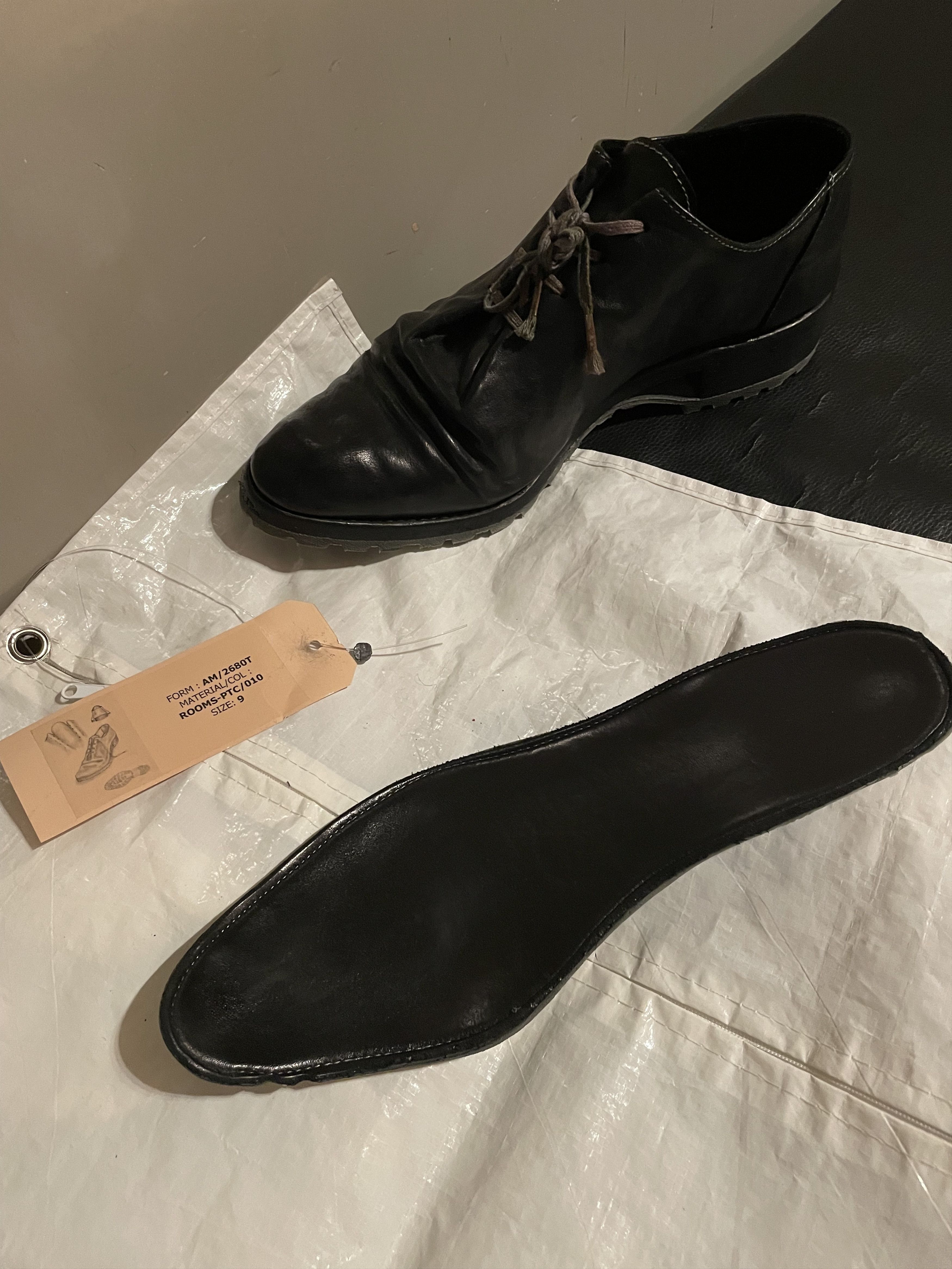 Carol Christian Poell Tank soled Derbies kangaroo col10/9 as New** Size US 10.5 / EU 43-44 - 10 Thumbnail