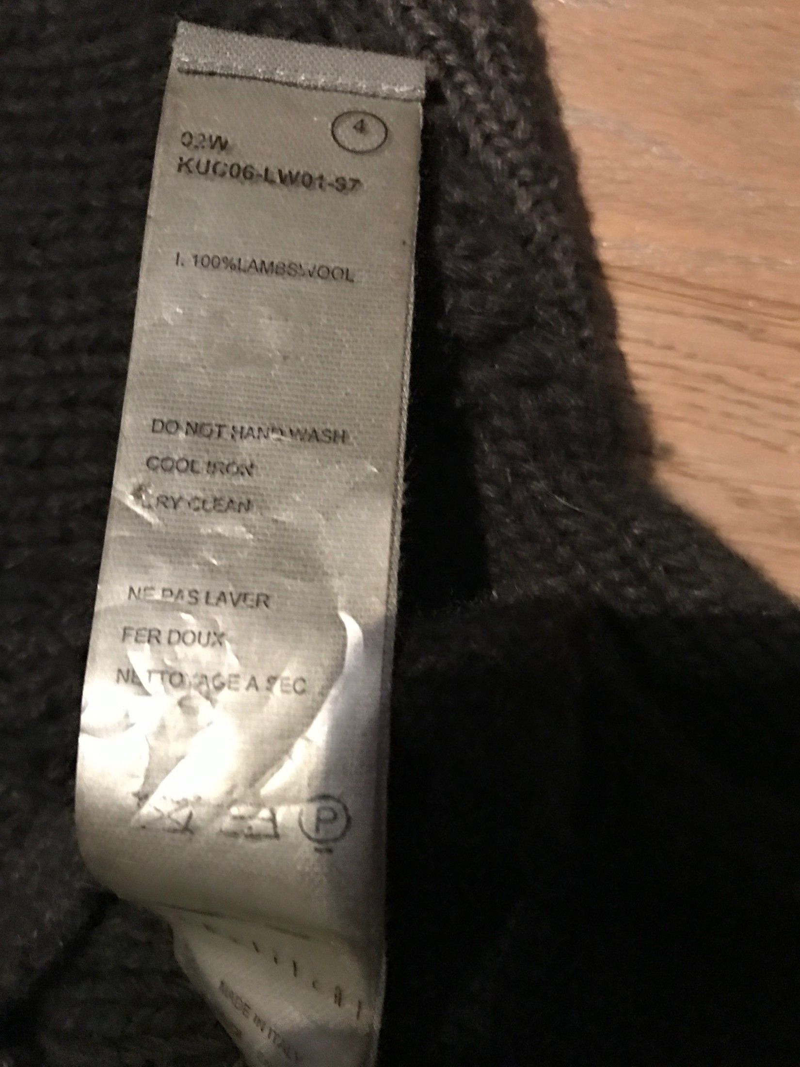 Carpe Diem knit coat/vest CDiem M.Alteri Size 52S - 13 Thumbnail