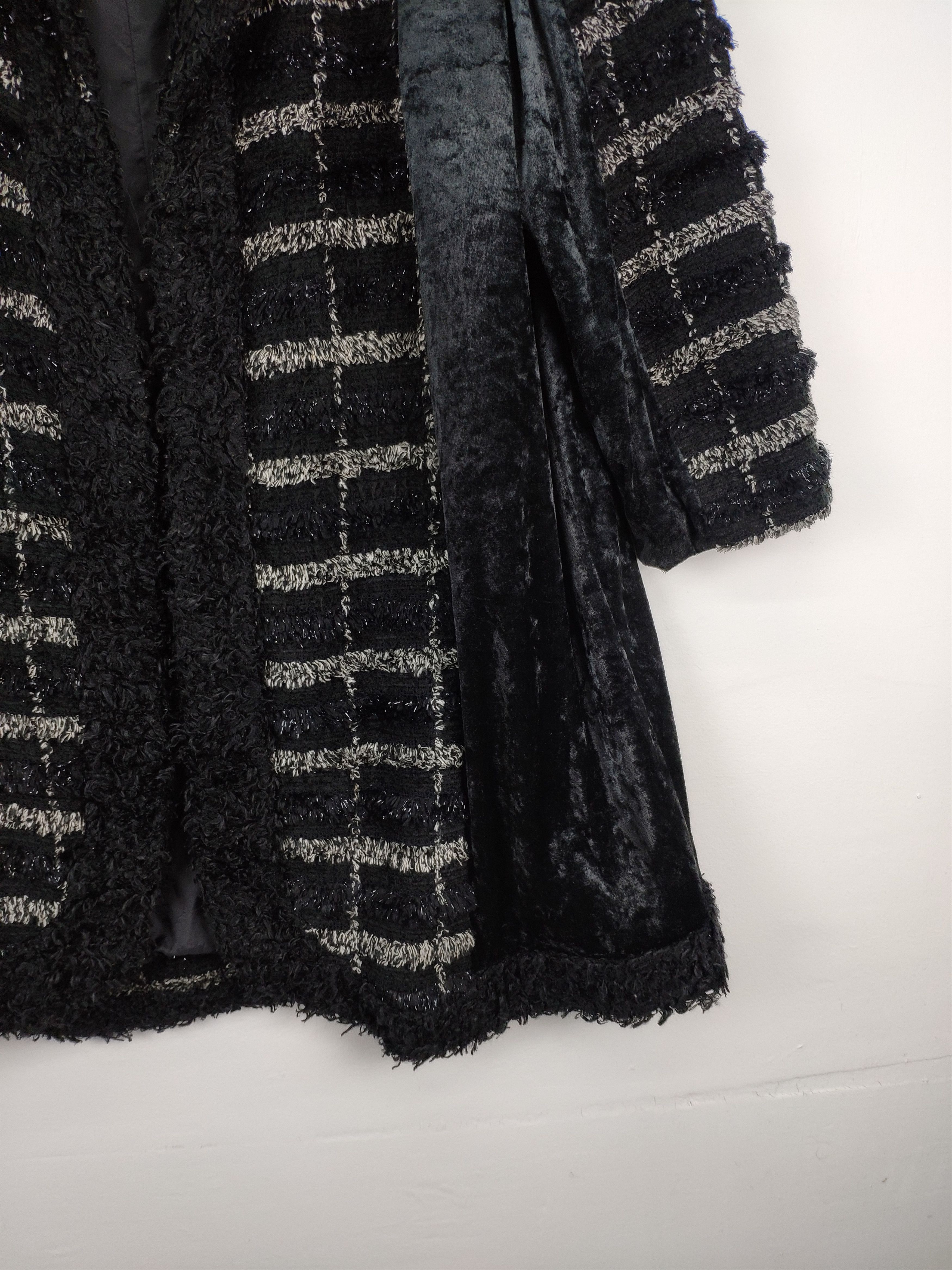 Japanese Brand × Vintage OFFER💥 Vintage Wool Cardigan Dress Gown Inspired Chanel Size M / US 6-8 / IT 42-44 - 7 Thumbnail